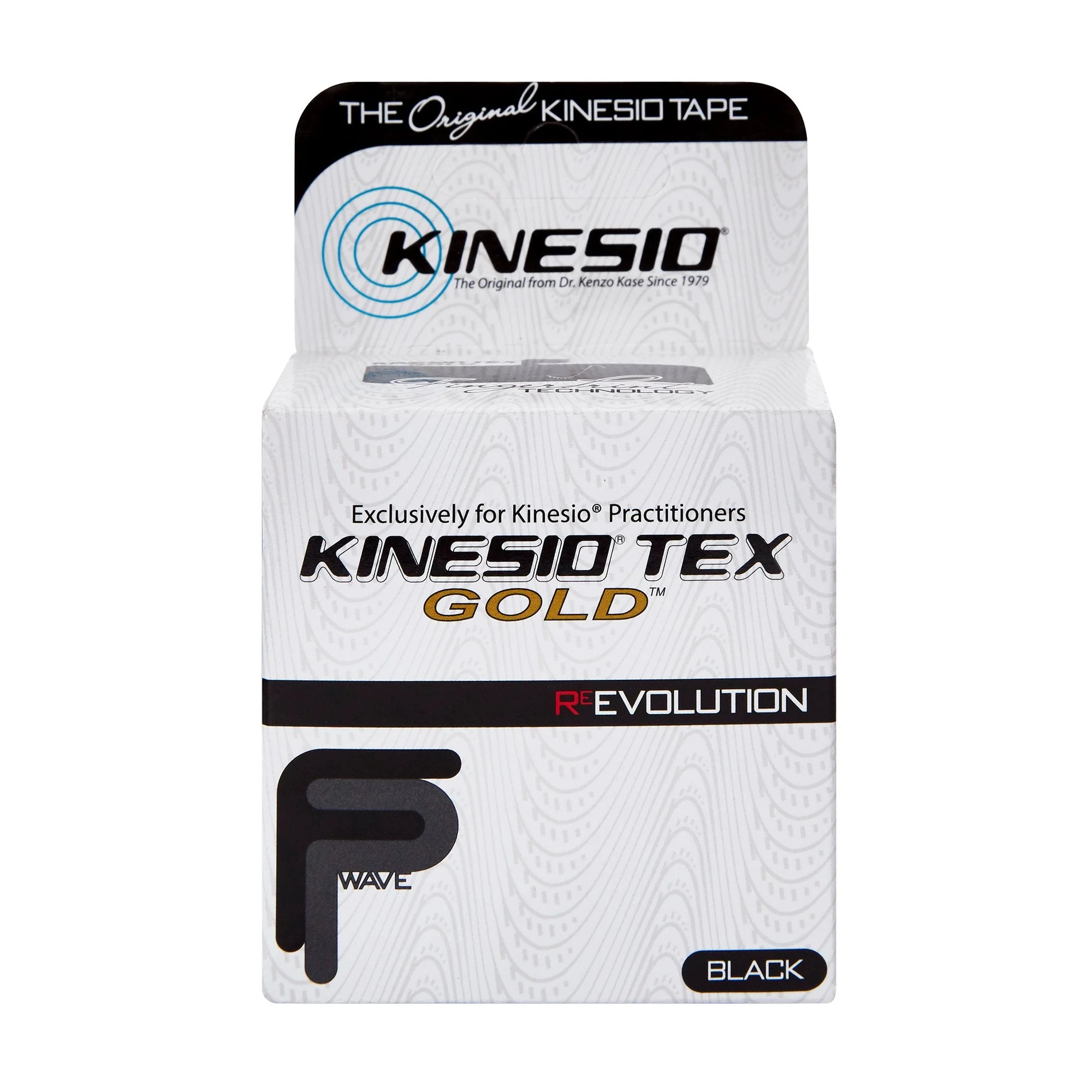 Fabrication Enterprises Kinesio Tex Gold Cotton Kinesiology Tape, 2 Inch x 5-1/2 Yard, Black - Image 2