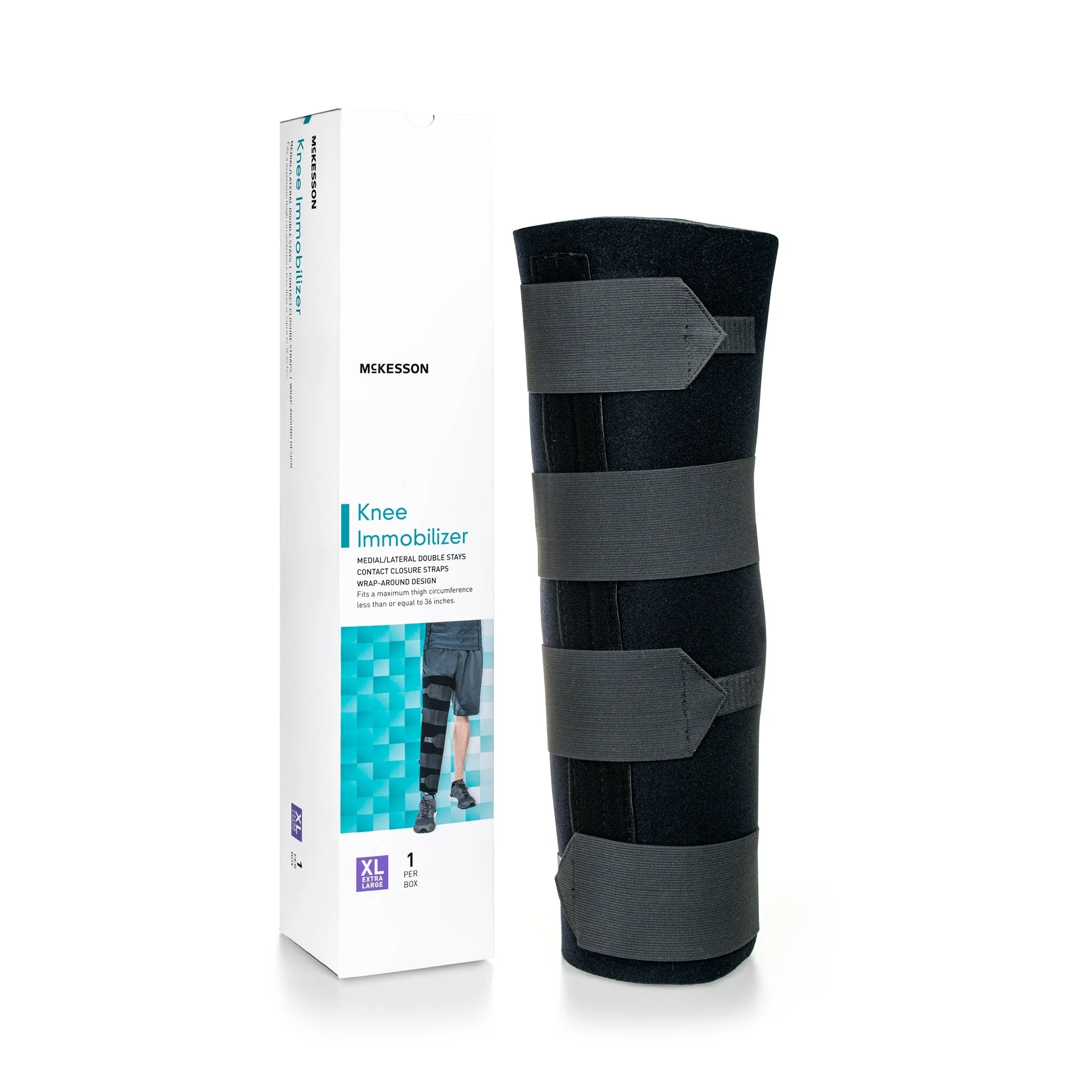 McKesson Brand McKesson Knee Immobilizer, 22-Inch Length, Extra Large