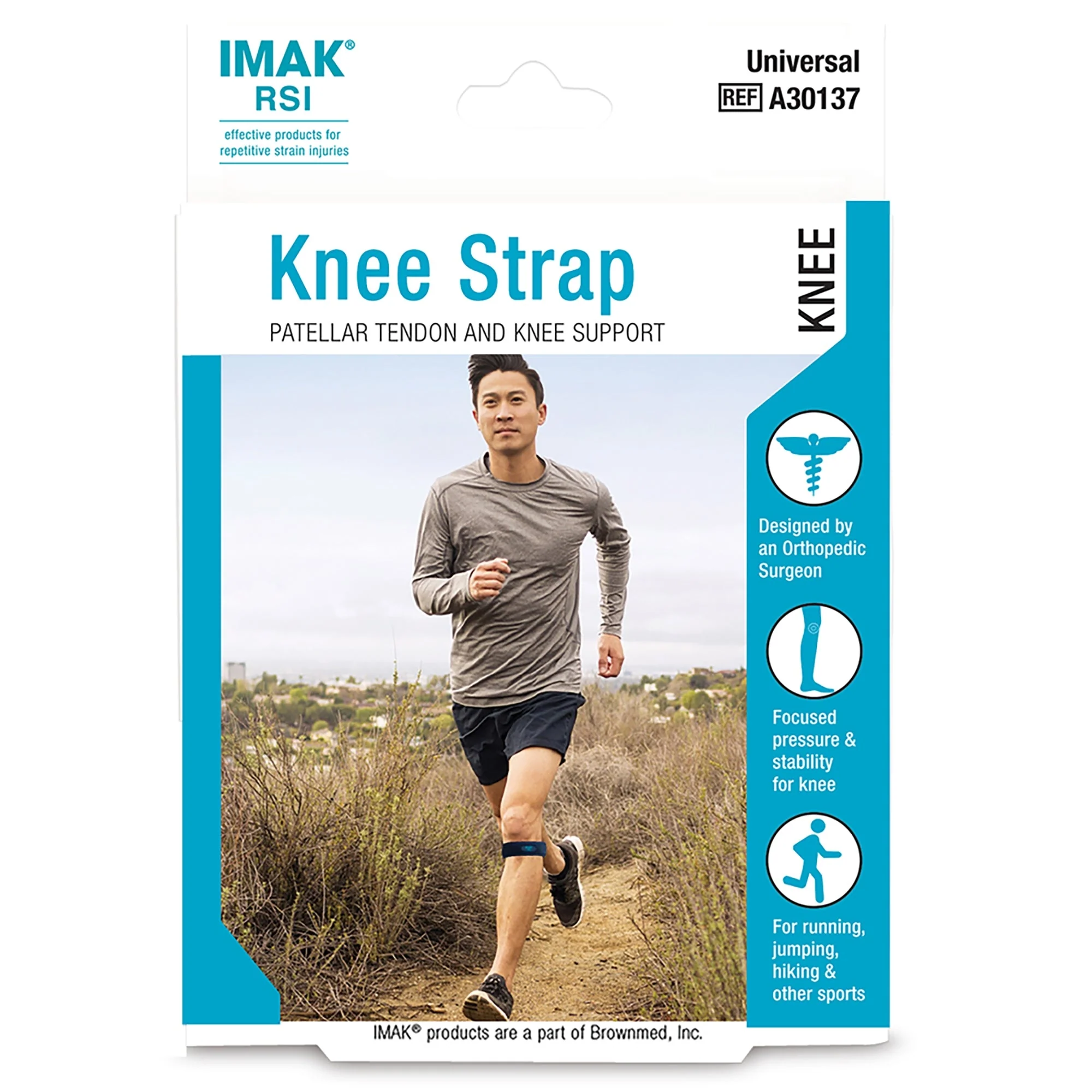 Brownmed IMAK RSI Knee Strap, One Size Fits Most