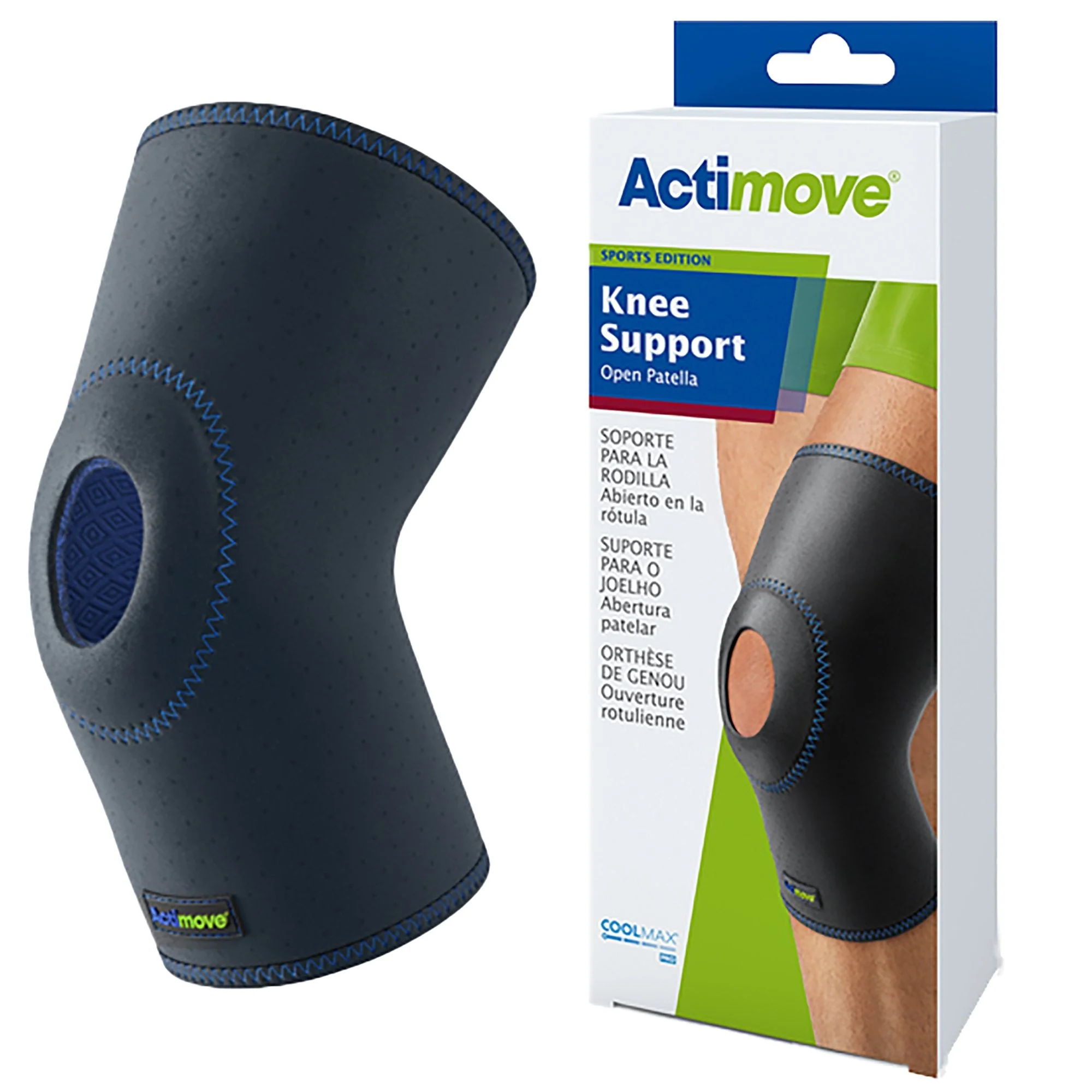 BSN Medical Actimove Sports Edition Open Patella Knee Support, Medium
