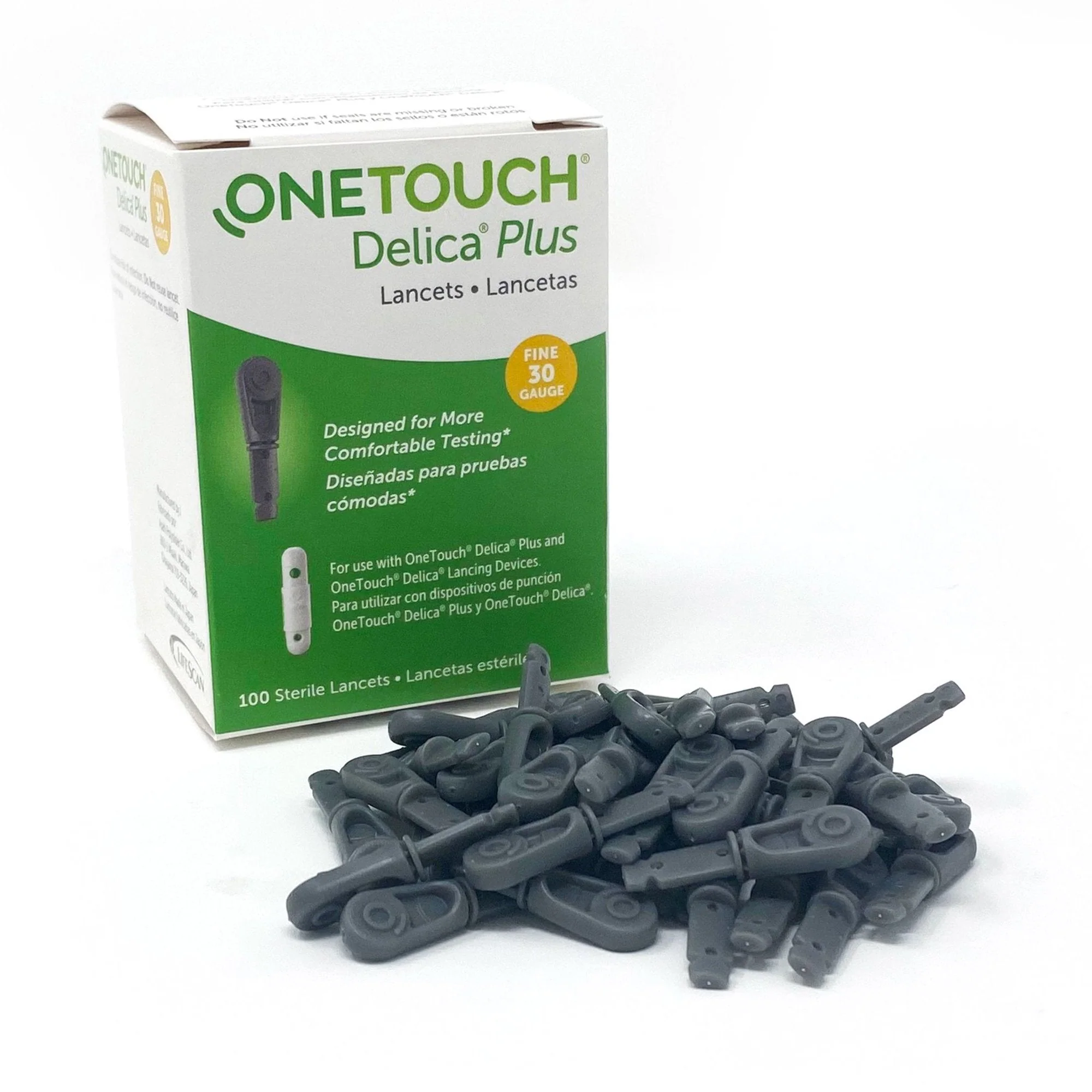 LifeScan OneTouch Delica Plus Lancets, 30 Gauge (2400/CS)