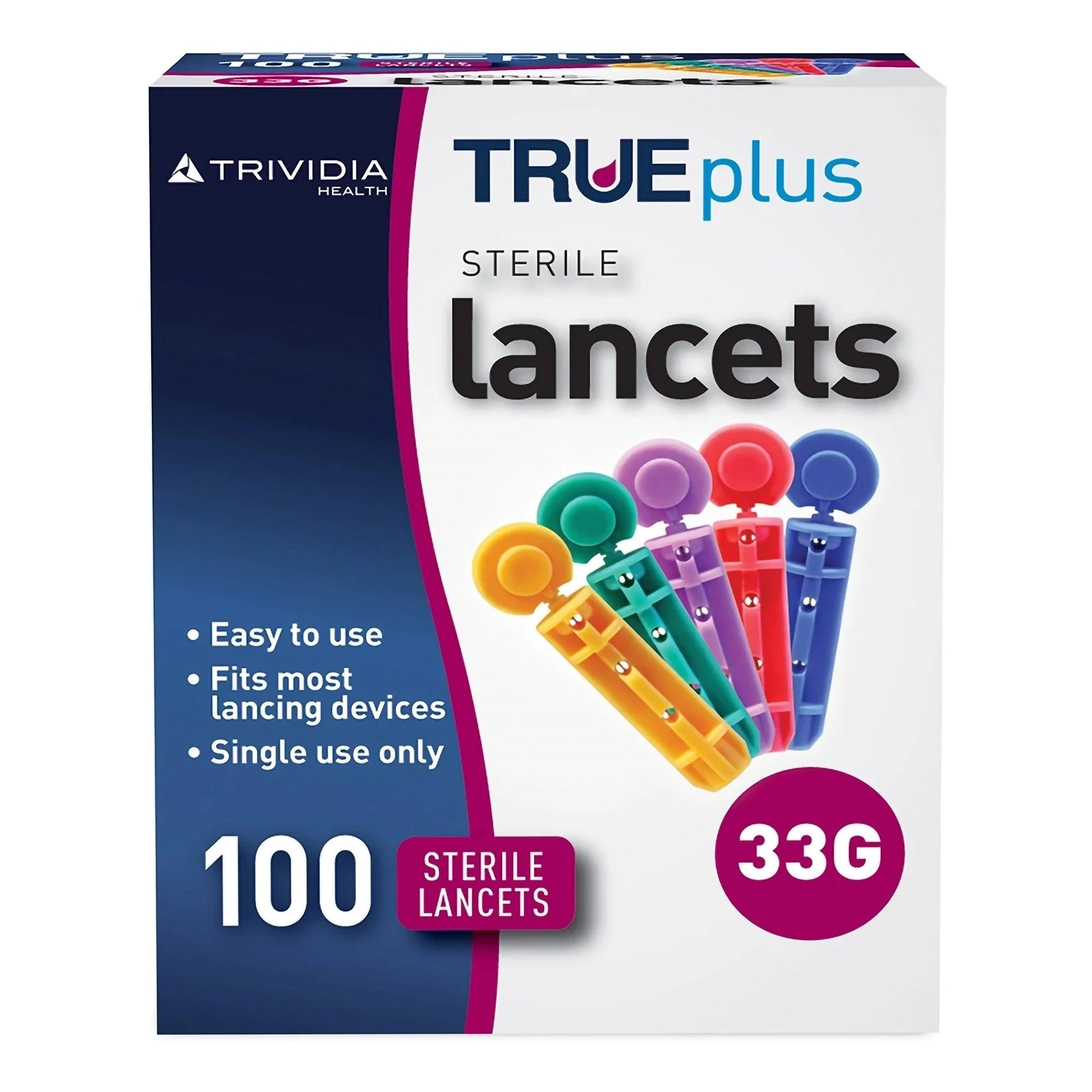 Trividia Health TRUEplus Lancet, 33 gauge (100/BX)