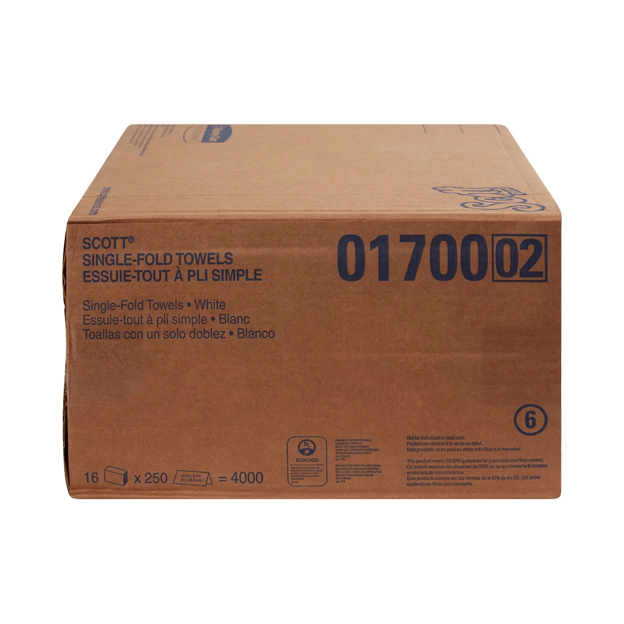 Kimberly Clark Scott Paper Towel, Single-Fold, 9.3 x 10.5 Inch (16/CS) - Image 3