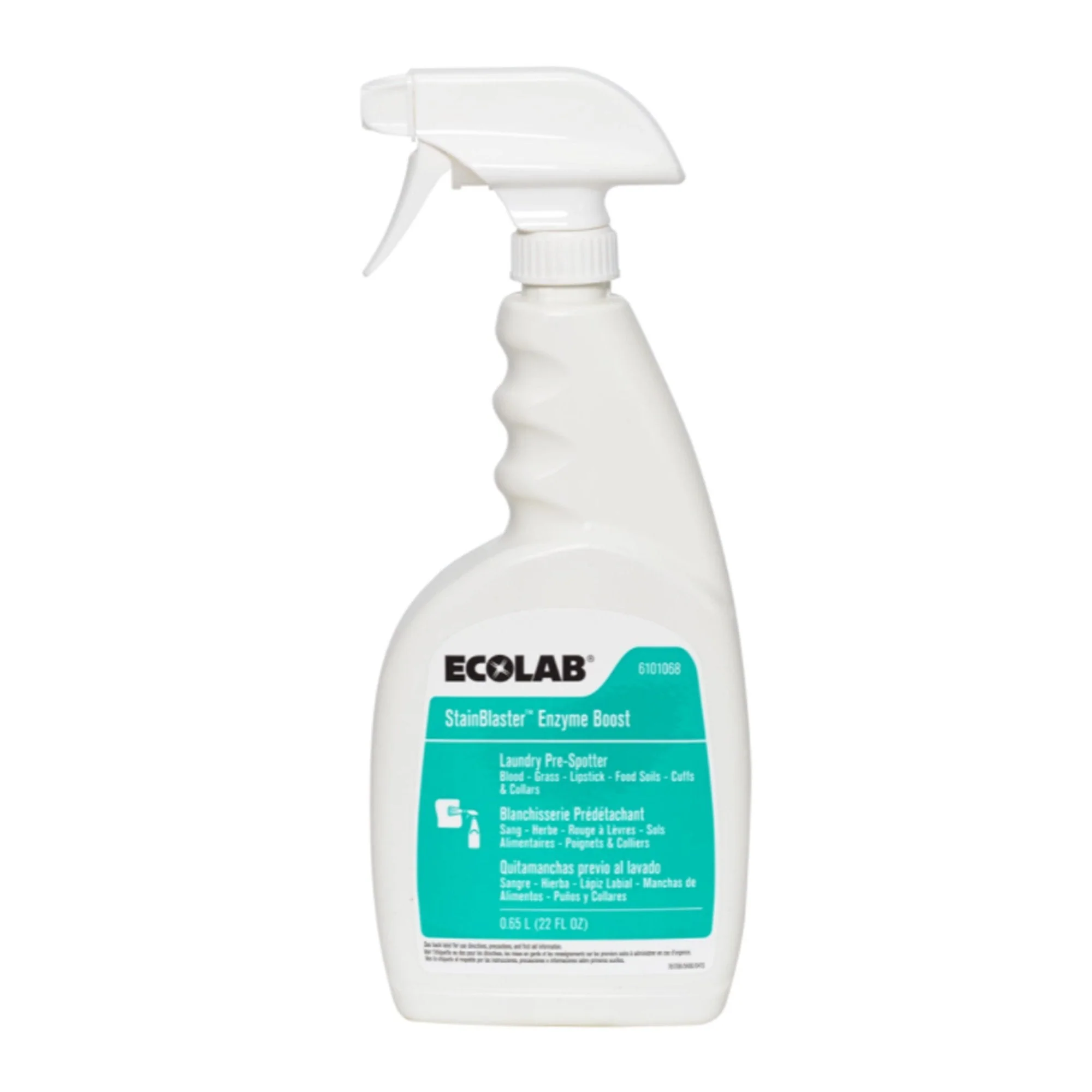 Ecolab Ecolab StainBlaster Enzyme Boost Laundry Pre-Spotter, 22-ounce Spray Bottle (4/CS)