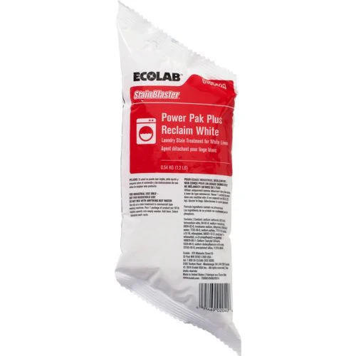 Ecolab StainBlaster Power Pak Reclaim White Laundry Stain Remover (12/CS)