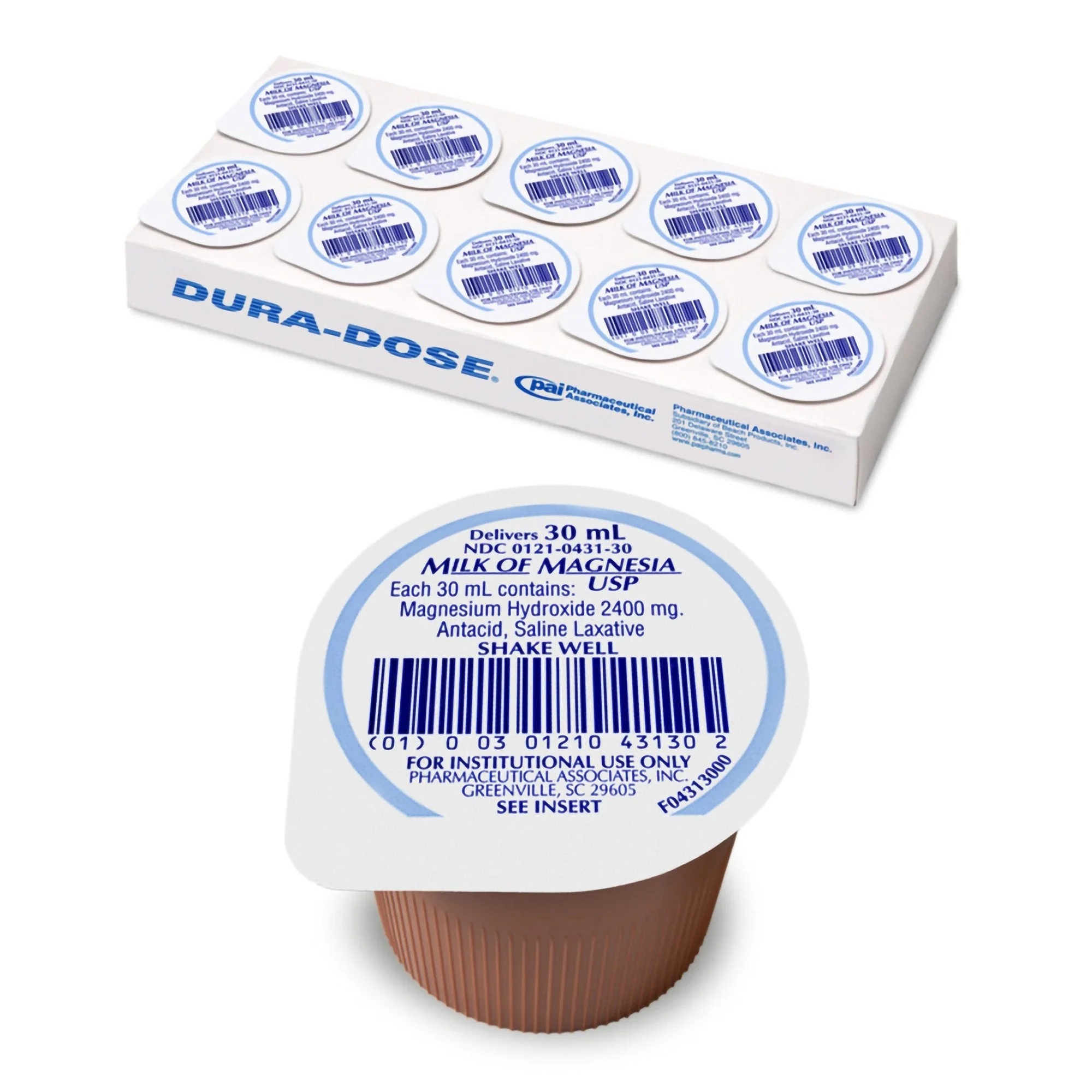 Pharma Tek Pharma Tek Milk of Magnesia Magnesium Hydroxide Laxative (100/CS)