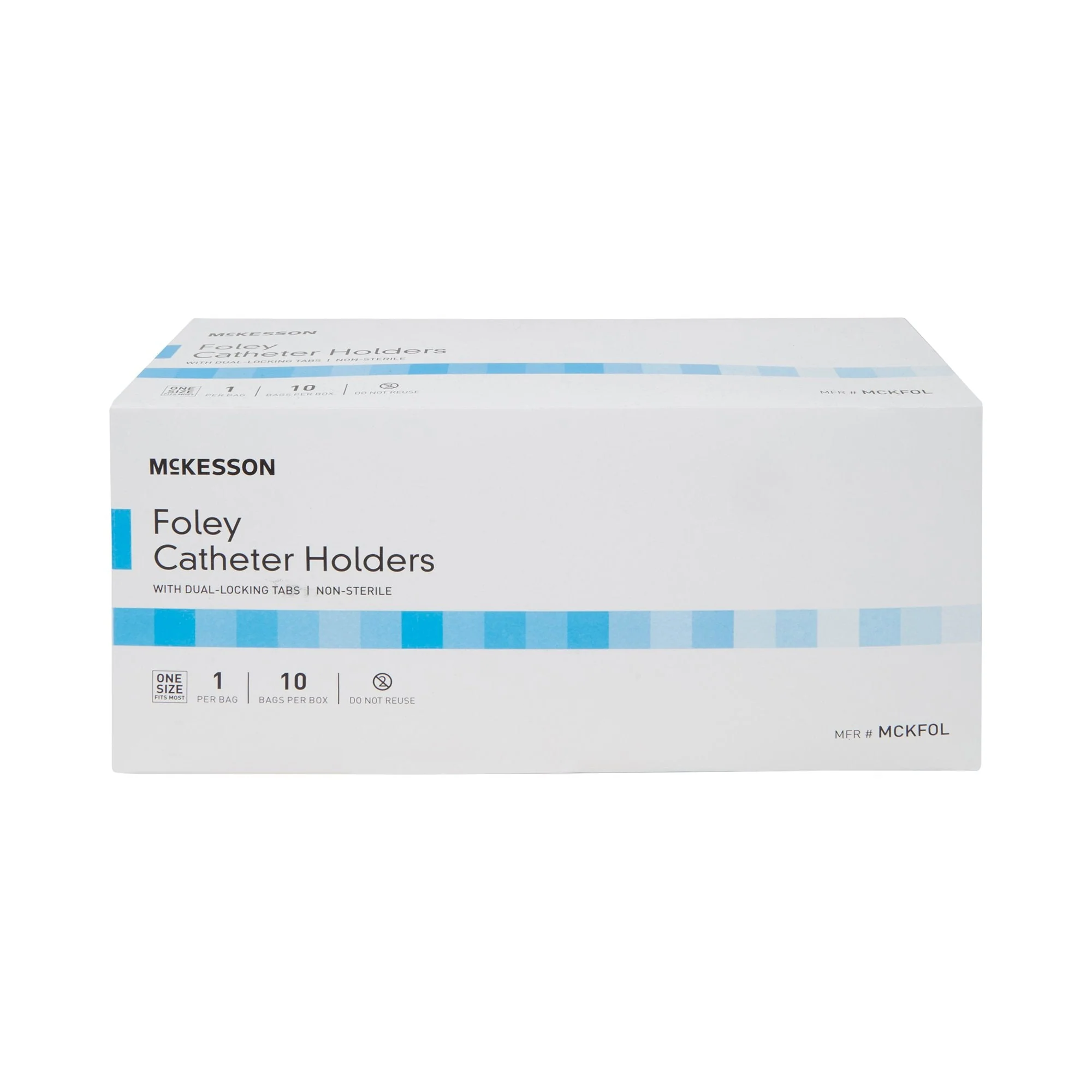McKesson Brand McKesson Foley Catheter Holder Leg Strap With Dual-Locking Tabs, 2 x 24 Inch (100/CS) - Image 7