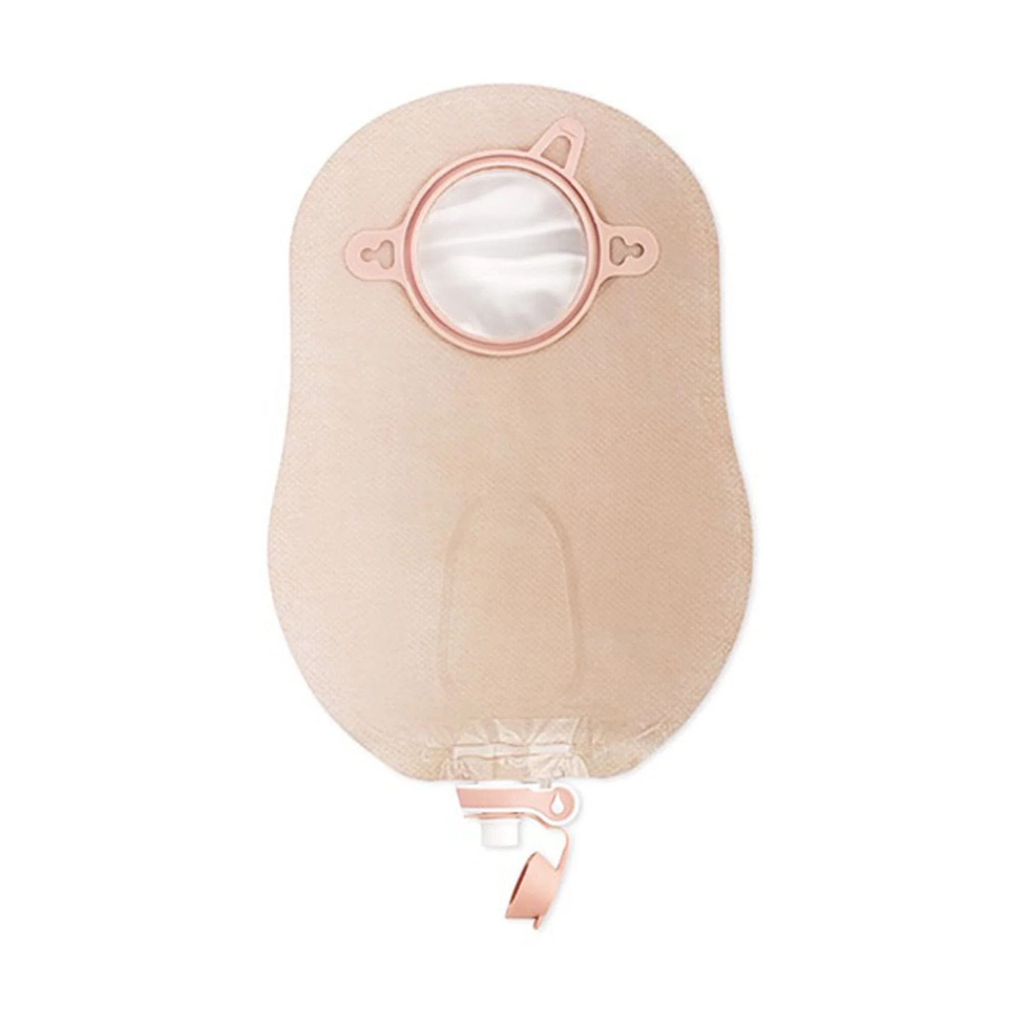 Hollister New Image 18422 Two-Piece Ultra-Clear Urostomy Pouch, 44 mm Flange, Green Match (10/BX) - Image 2