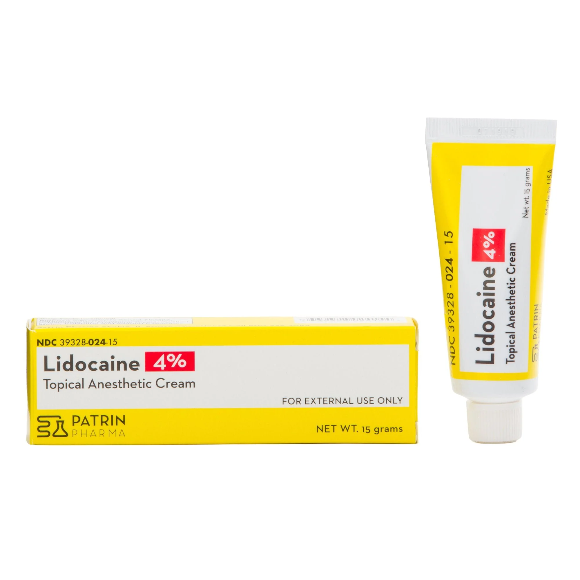 Patrin Pharma Inc Patrin Pharma 4% Lidocaine Topical Anesthetic Cream