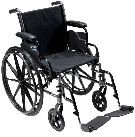 Drive DeVilbiss Healthcare drive Cruiser III Lightweight Wheelchair, 20-Inch Seat Width