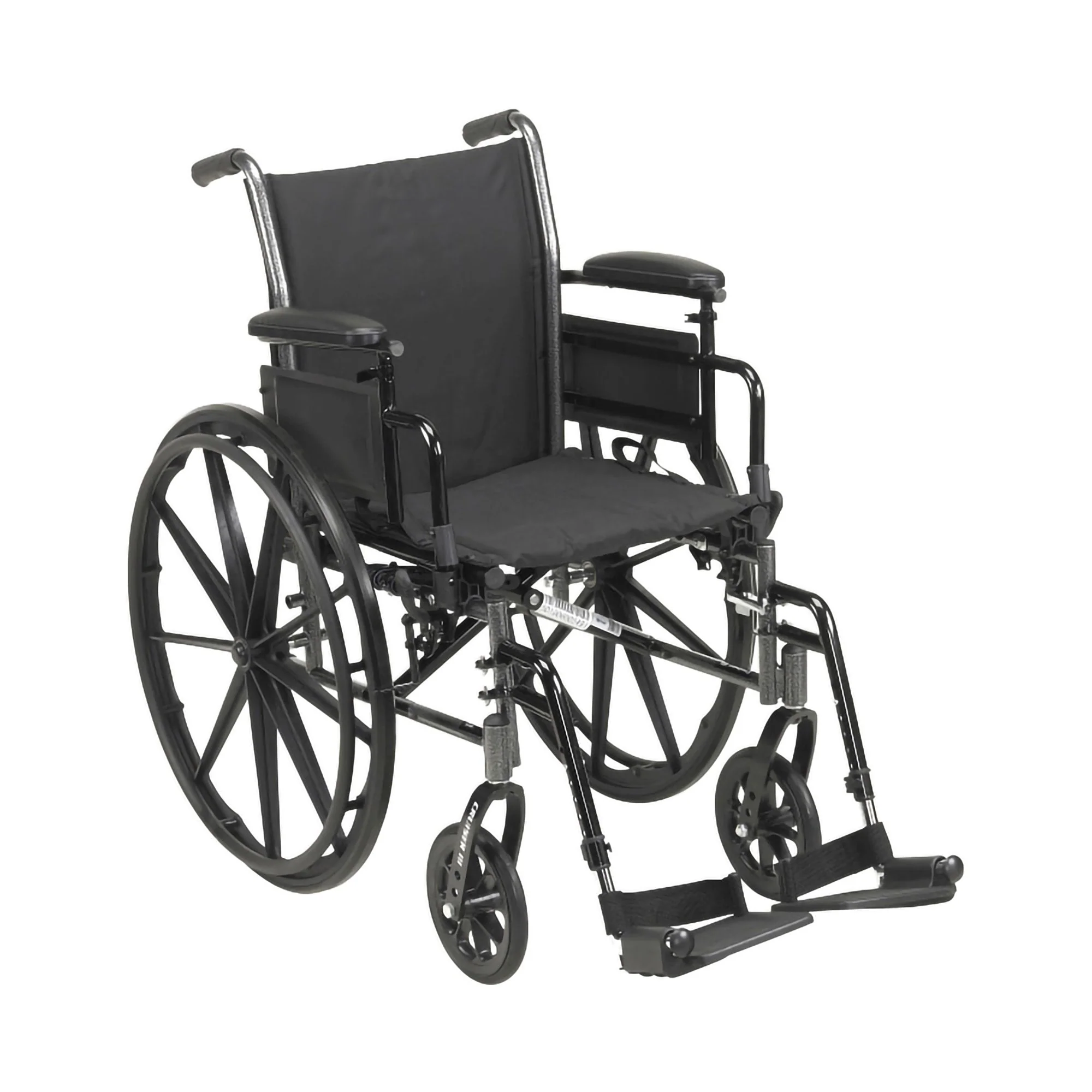 McKesson Brand McKesson Manual Lightweight Wheelchair, 18 Inch Seat Width