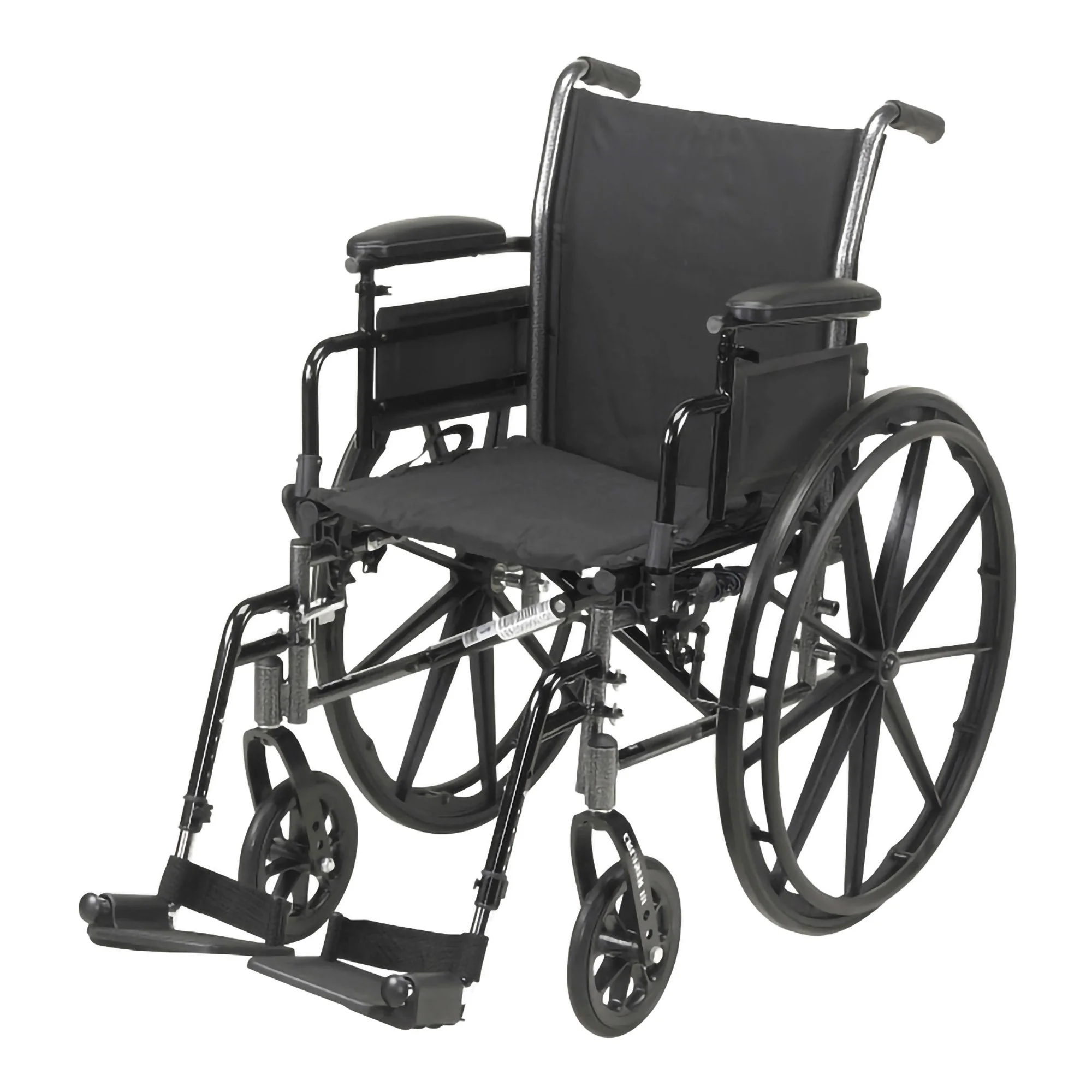 McKesson Brand McKesson Manual Lightweight Wheelchair, 18 Inch Seat Width - Image 2