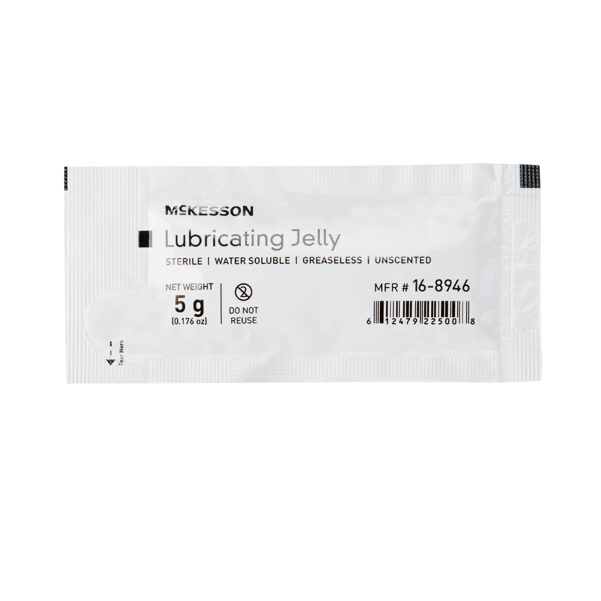 McKesson Brand McKesson Lubricating Jelly, 5-gram Packet (864/CS) - Image 2