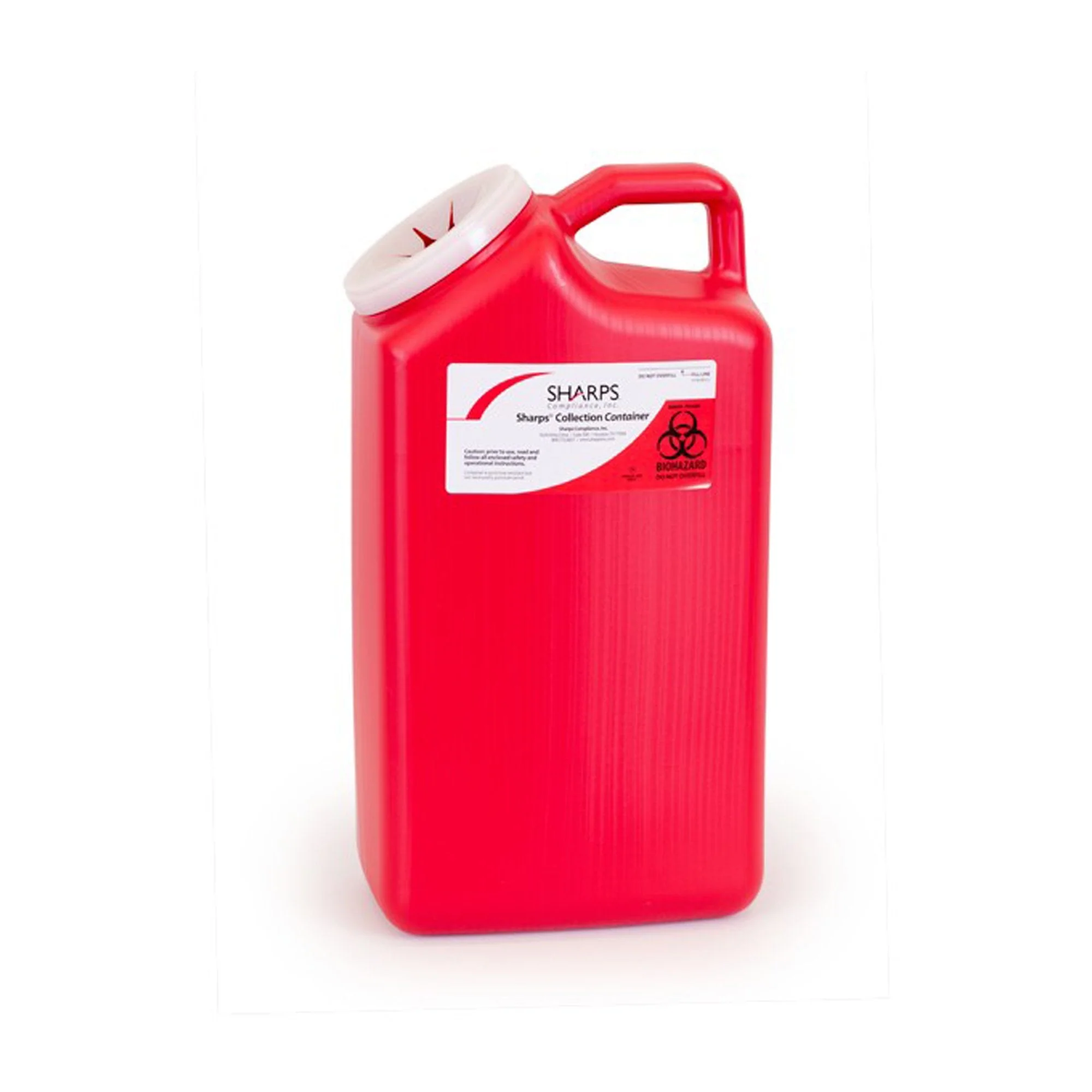 Sharps Compliance Sharps Recovery System Mailback Sharps Container, 3 Gallon, 17 x 6 x 9 Inch (8/CS) - Image 2