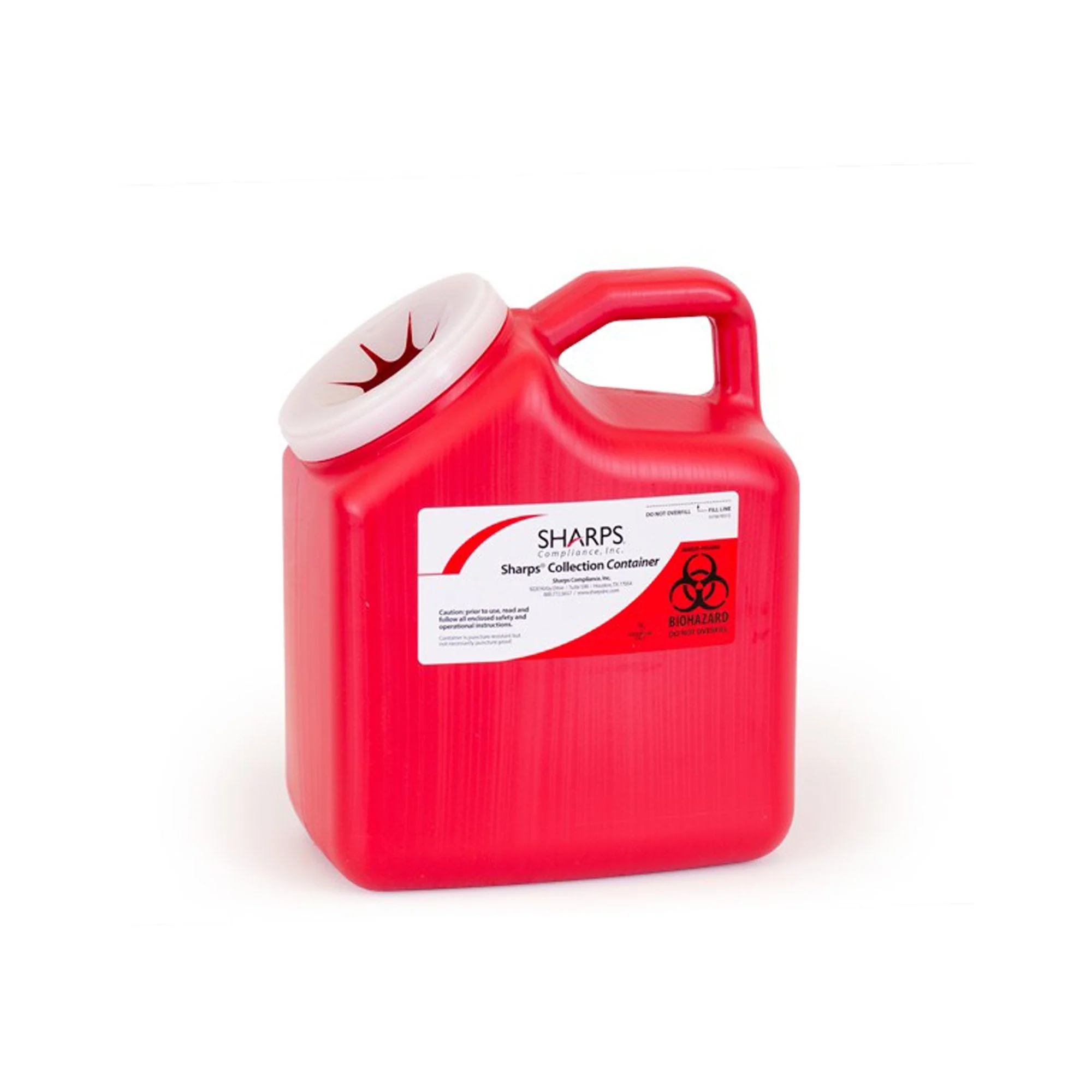 Sharps Compliance The Sharps Disposal by Mail System Pro-Tec Mailback Sharps Collector, 2 Gal. (12/CS) - Image 3