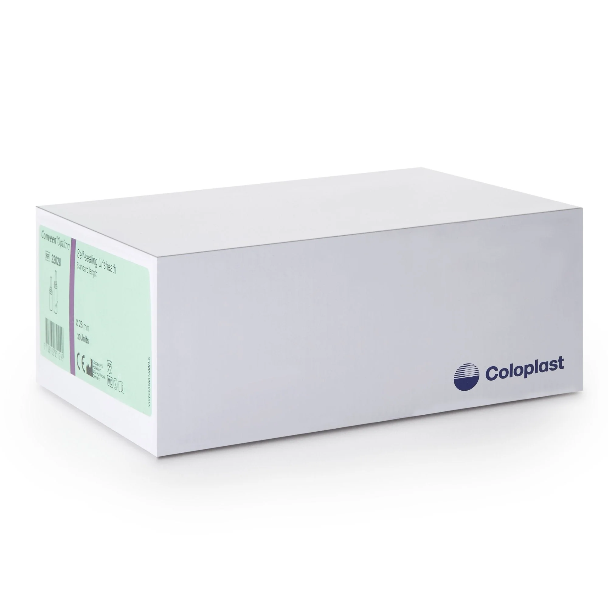 Coloplast Conveen Optima Male External Catheter, Self-Adhesive, Medium Size (30/BX) - Image 2