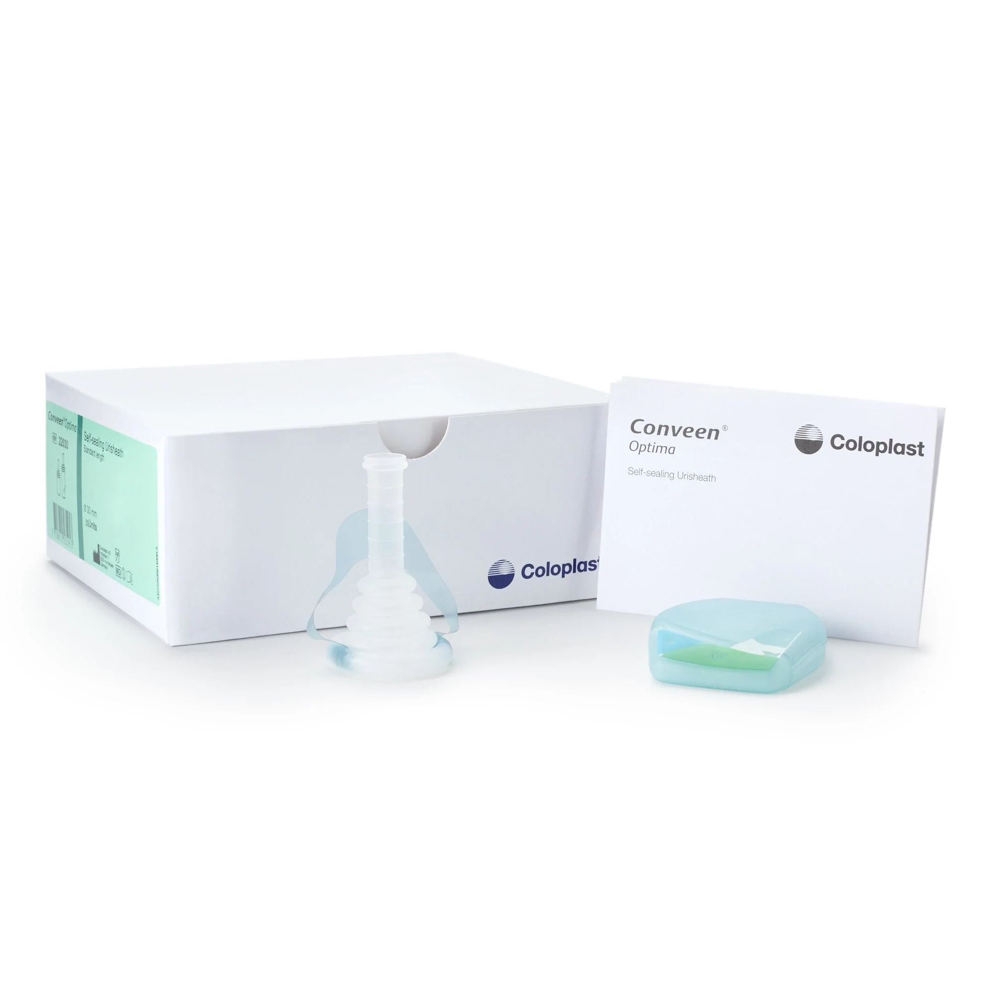 Coloplast Conveen Optima Male External Catheter, Self-Adhesive Seal, PSX Silicone, Medium (30/BX)
