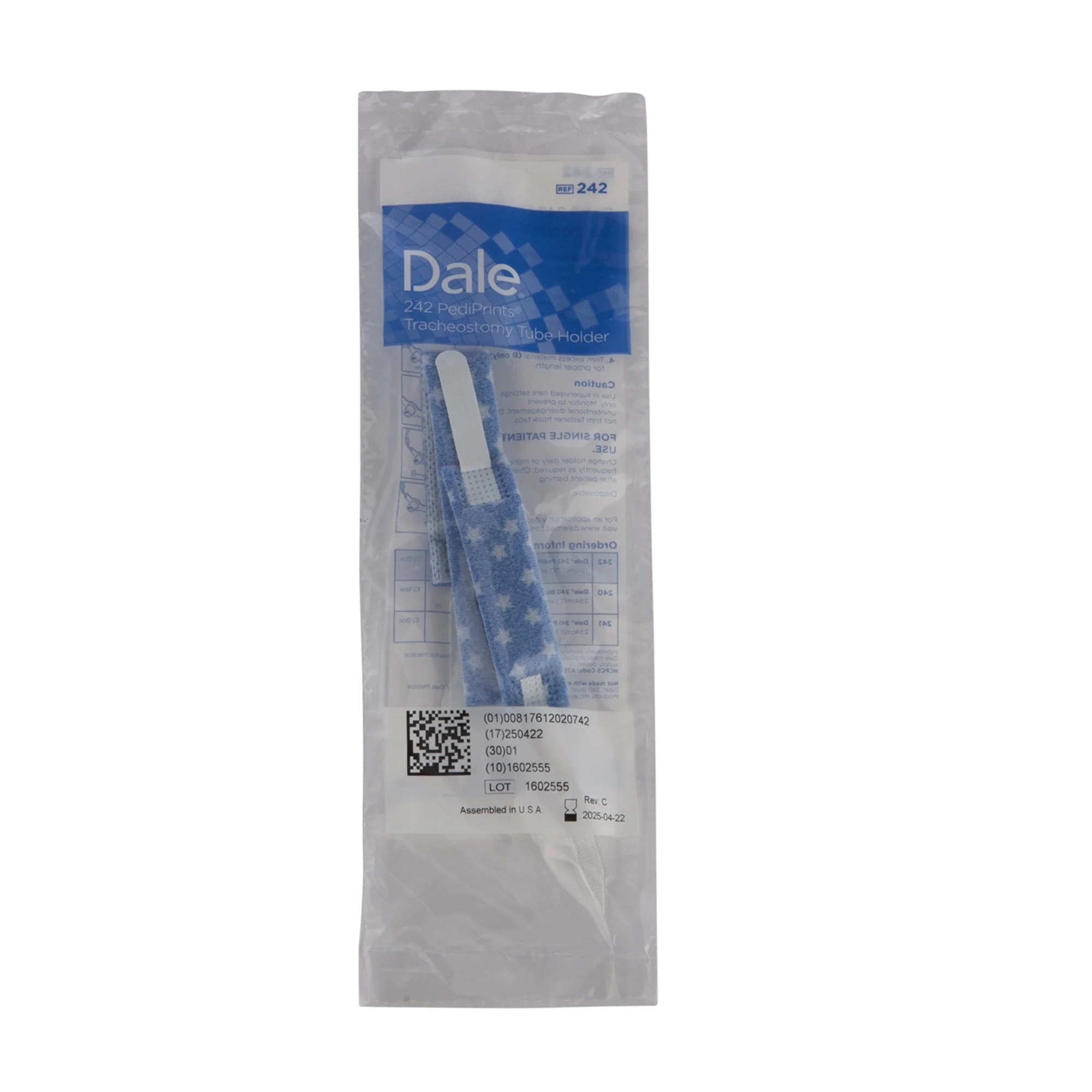 Dale Medical Products PediPrints Tracheostomy Tube Holder (10/BX) - Image 2