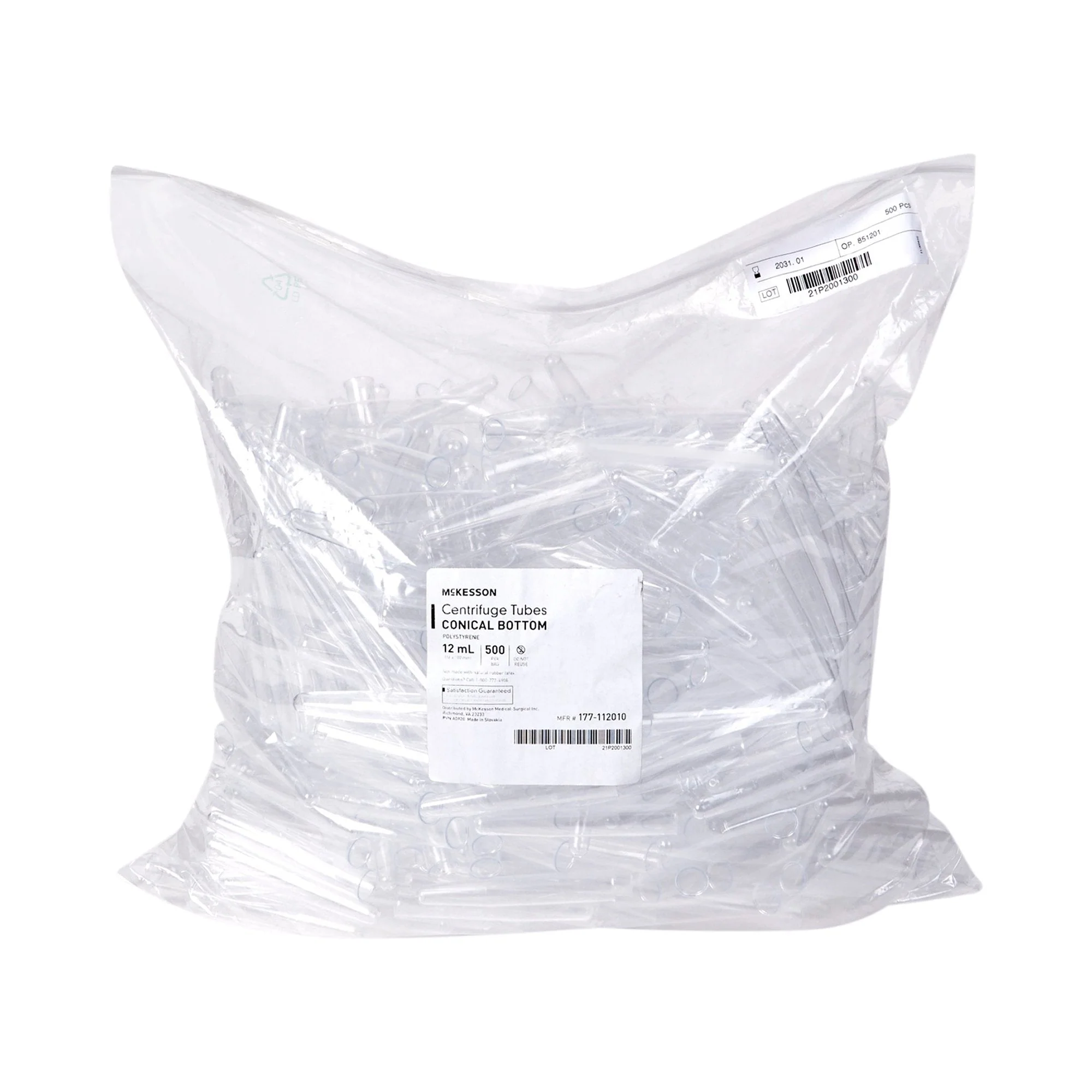 McKesson Brand McKesson Centrifuge Tube, 12 mL, 16 x 100 mm (2000/CS)