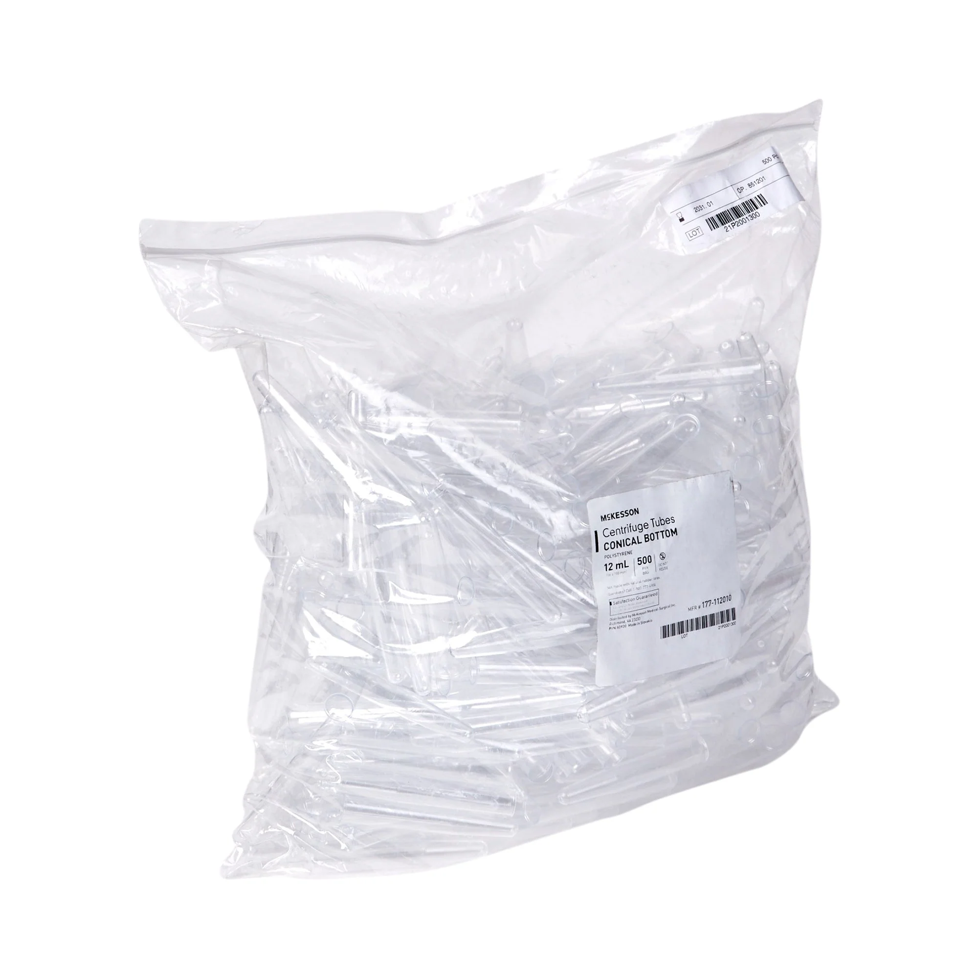 McKesson Brand McKesson Centrifuge Tube, 12 mL, 16 x 100 mm (2000/CS) - Image 2