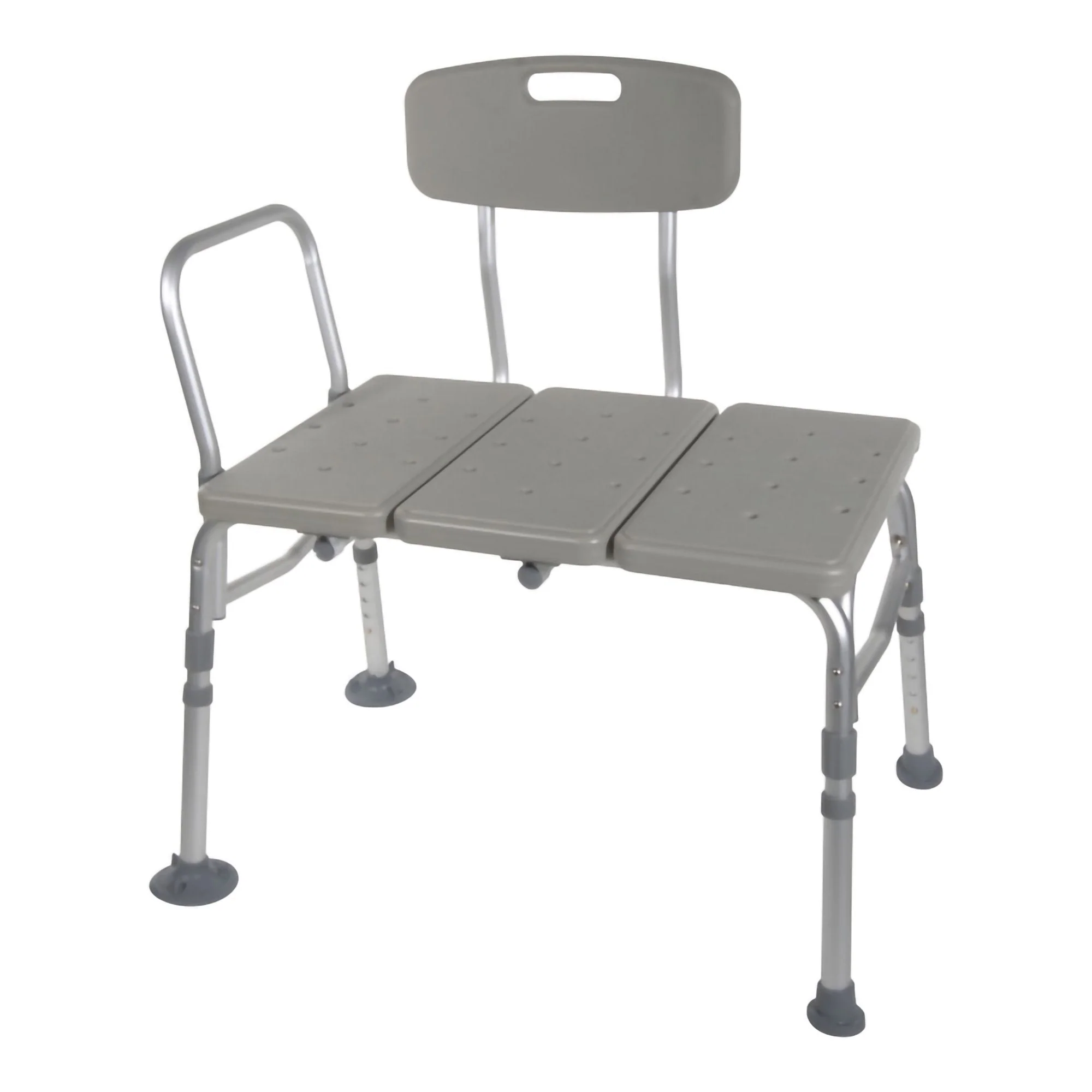 McKesson Brand McKesson Aluminum Transfer Bench with Reversible Back - Image 2