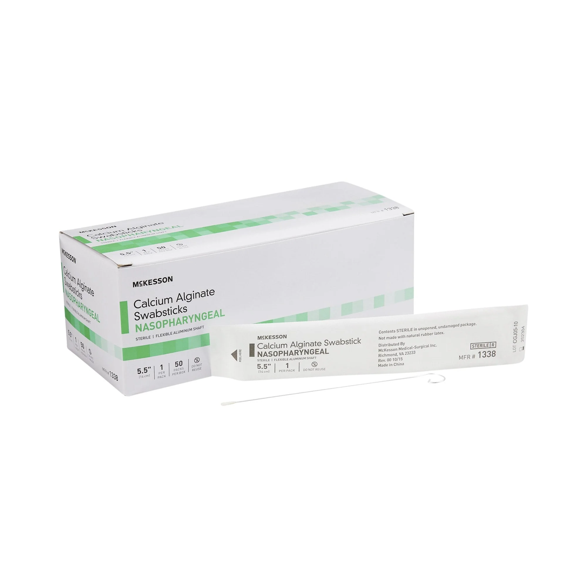 McKesson Brand McKesson Nasopharyngeal Collection Swab, 5½ Inch (500/CS)