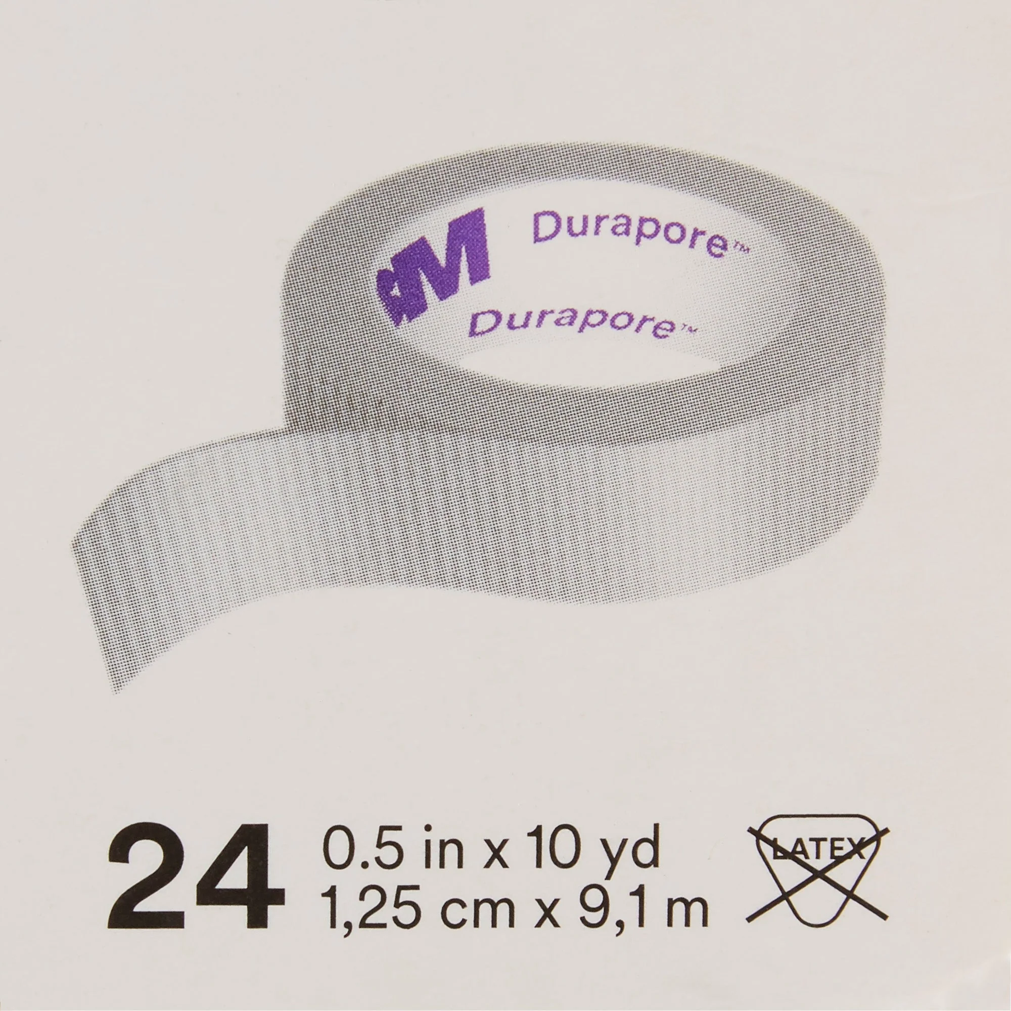 Solventum Corporation 3M Durapore Silk-Like Cloth Medical Tape, 1/2 Inch x 10 Yard, White (240/CS) - Image 4