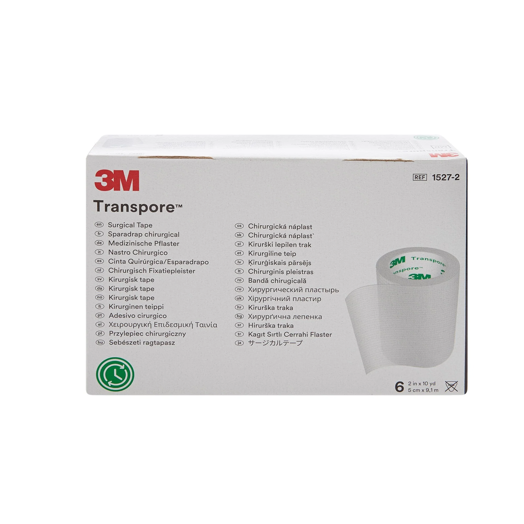 Solventum Corporation 3M Transpore Plastic Medical Tape, 2 Inch x 10 Yard, Transparent (60/CS) - Image 3