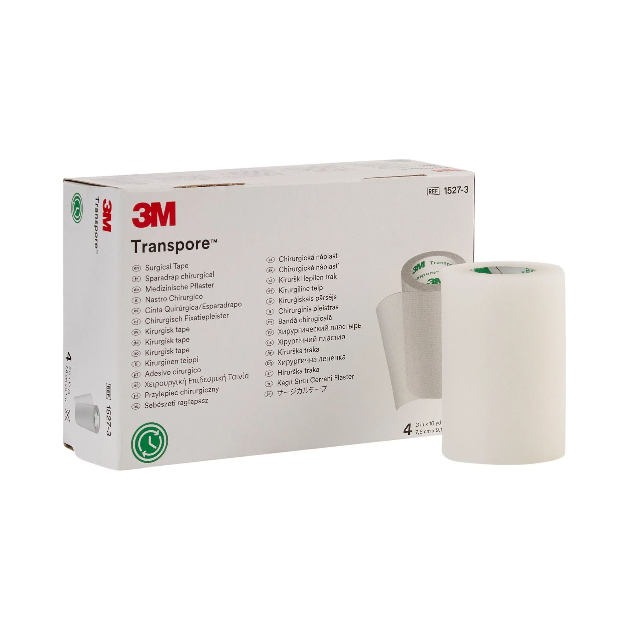 Solventum Corporation 3M Transpore Plastic Medical Tape, 3 Inch x 10 Yard, Transparent (40/CS)
