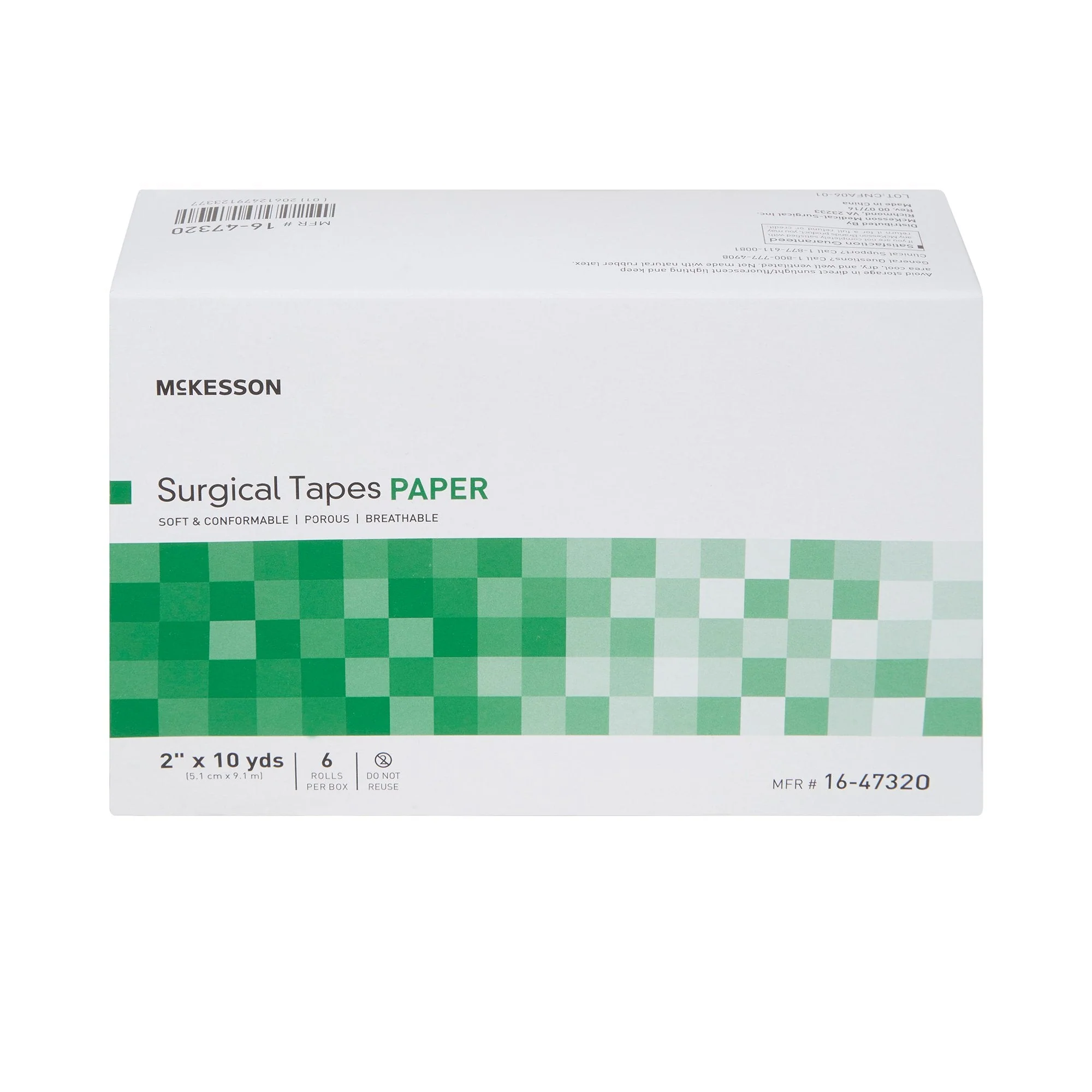 McKesson Brand McKesson Paper Medical Tape, 2 Inch x 10 Yard, White (72/CS) - Image 3