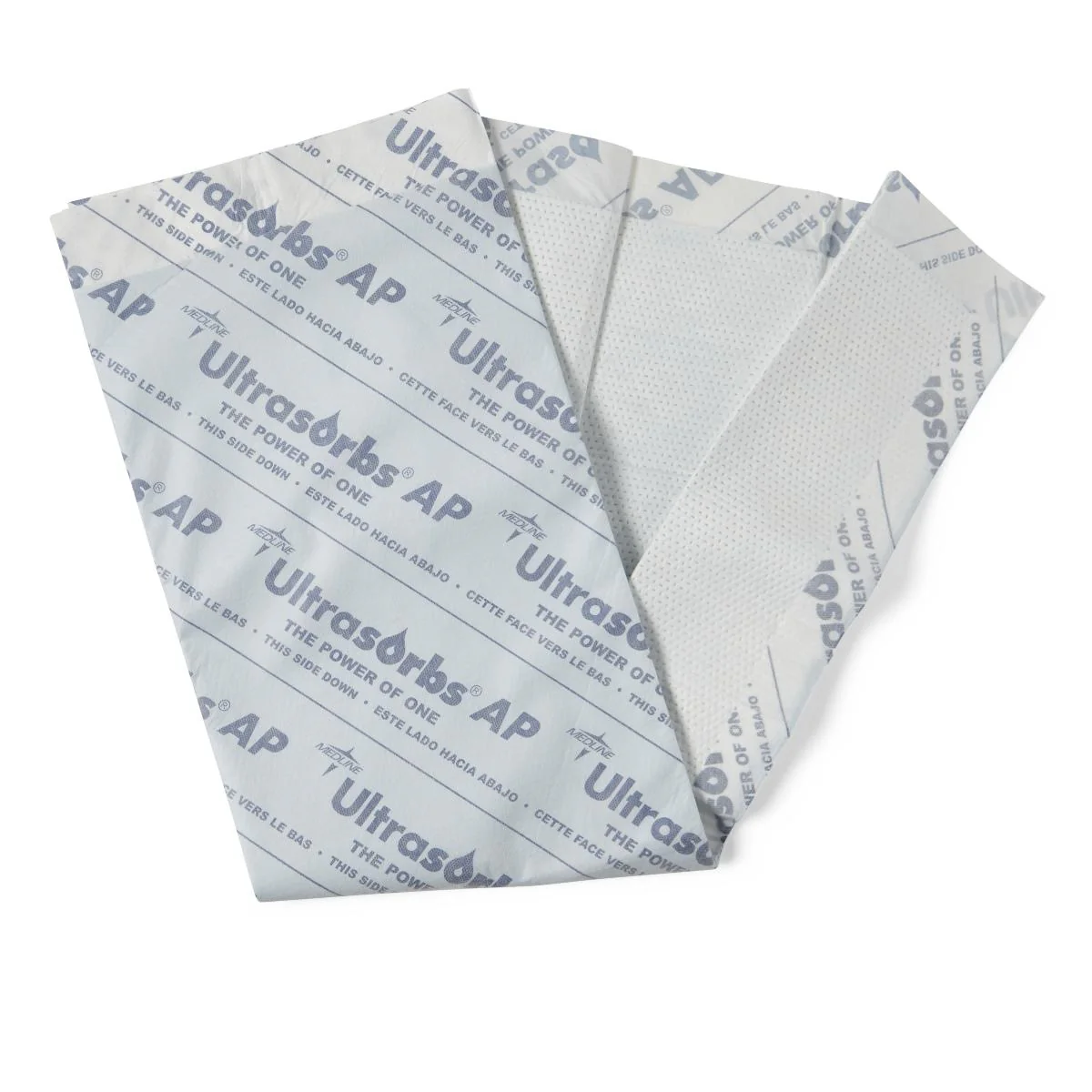 Medline Disposable Underpad Ultrasorbs AP Low Air Loss and Repositioning 30 X 36 Inch Polymer Heavy Absorbency (ULTRASORB3136 / CS)
