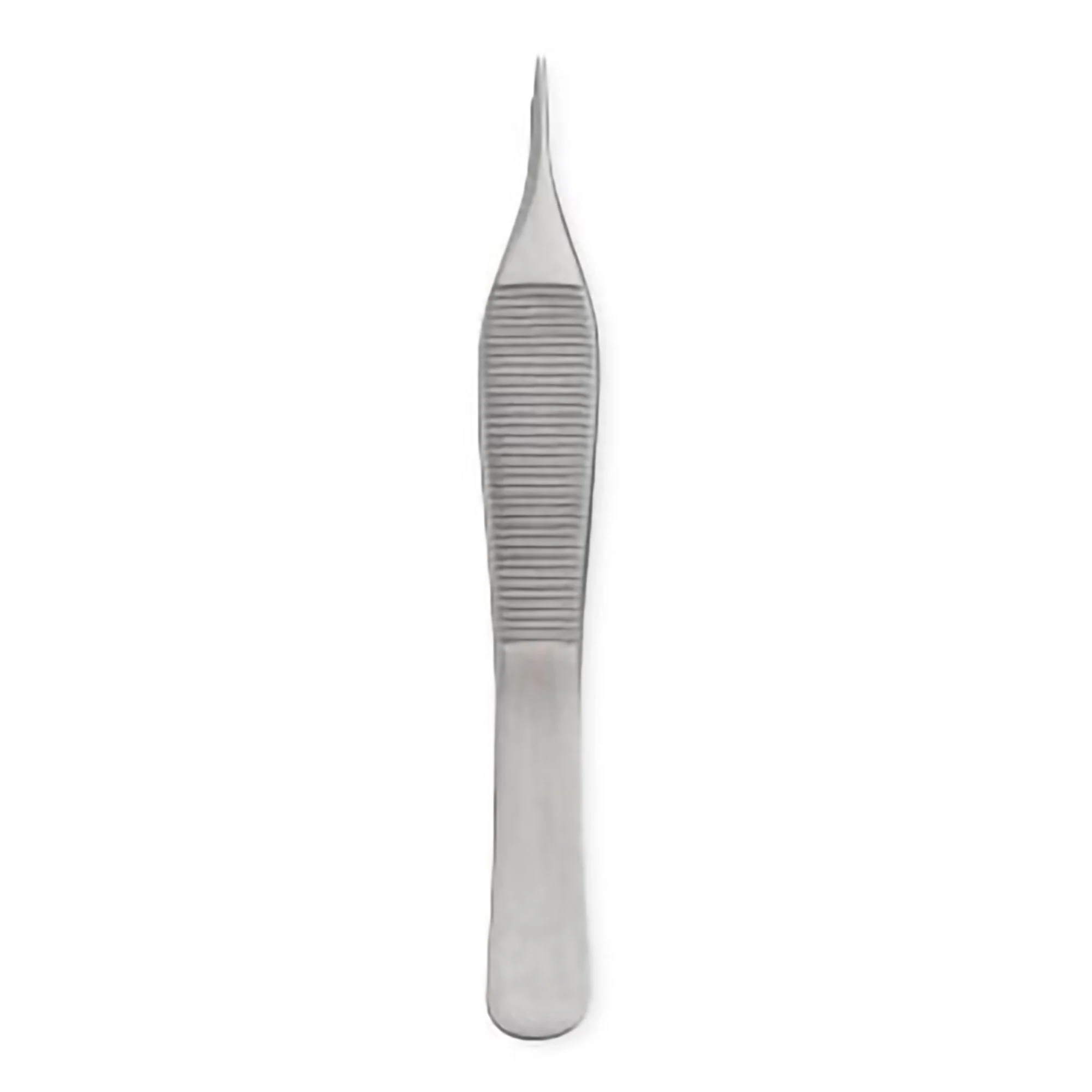 Medline Dressing Forceps Centurion Adson 4-3/4 Inch Length Floor / Office Grade Stainless Steel Sterile NonLocking Thumb Handle Straight Serrated Tips (TRI66405 / CS)