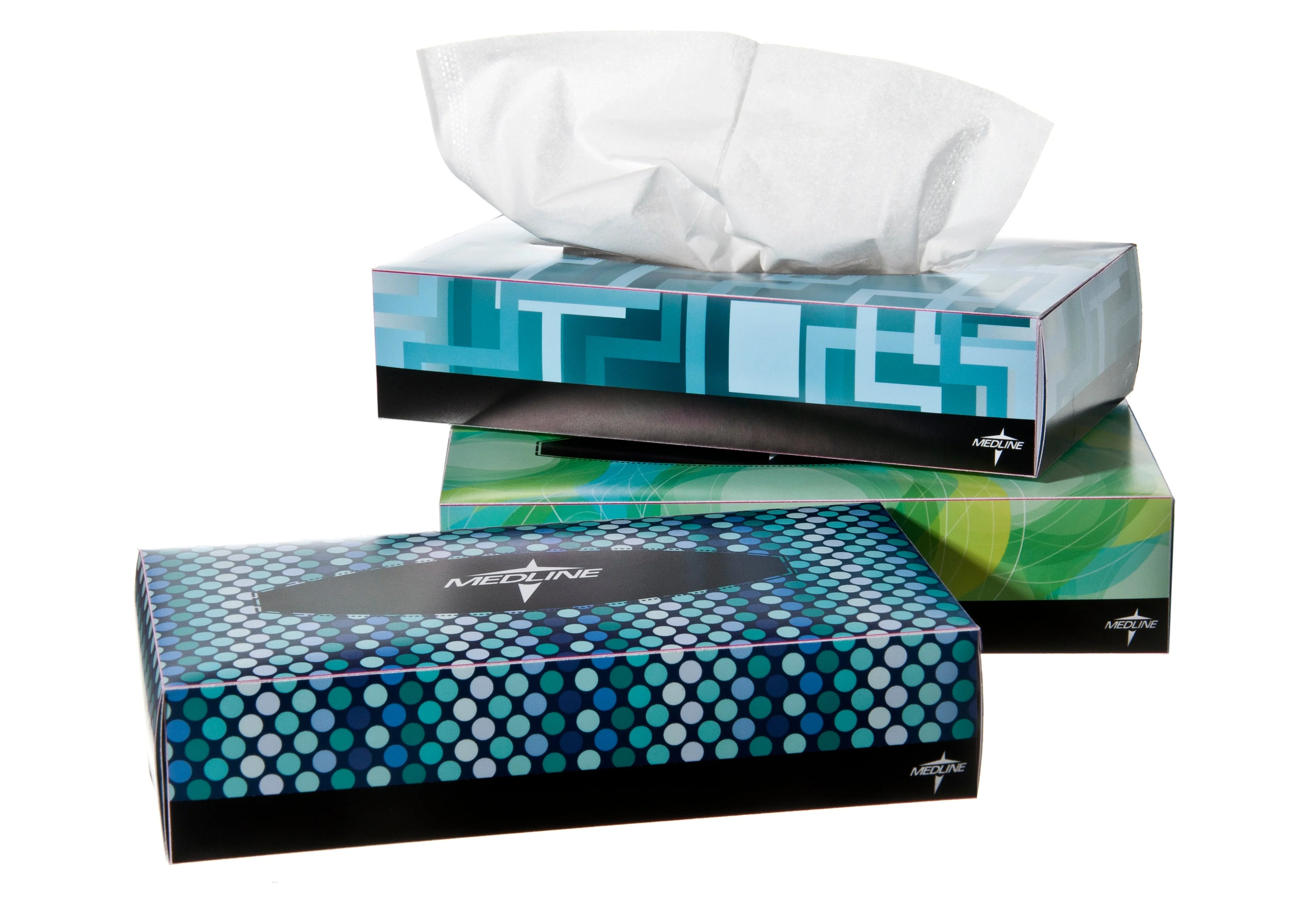 Medline Facial Tissue Medline White 8 X 8.3 Inch 100 Count (NON245277 / CS)