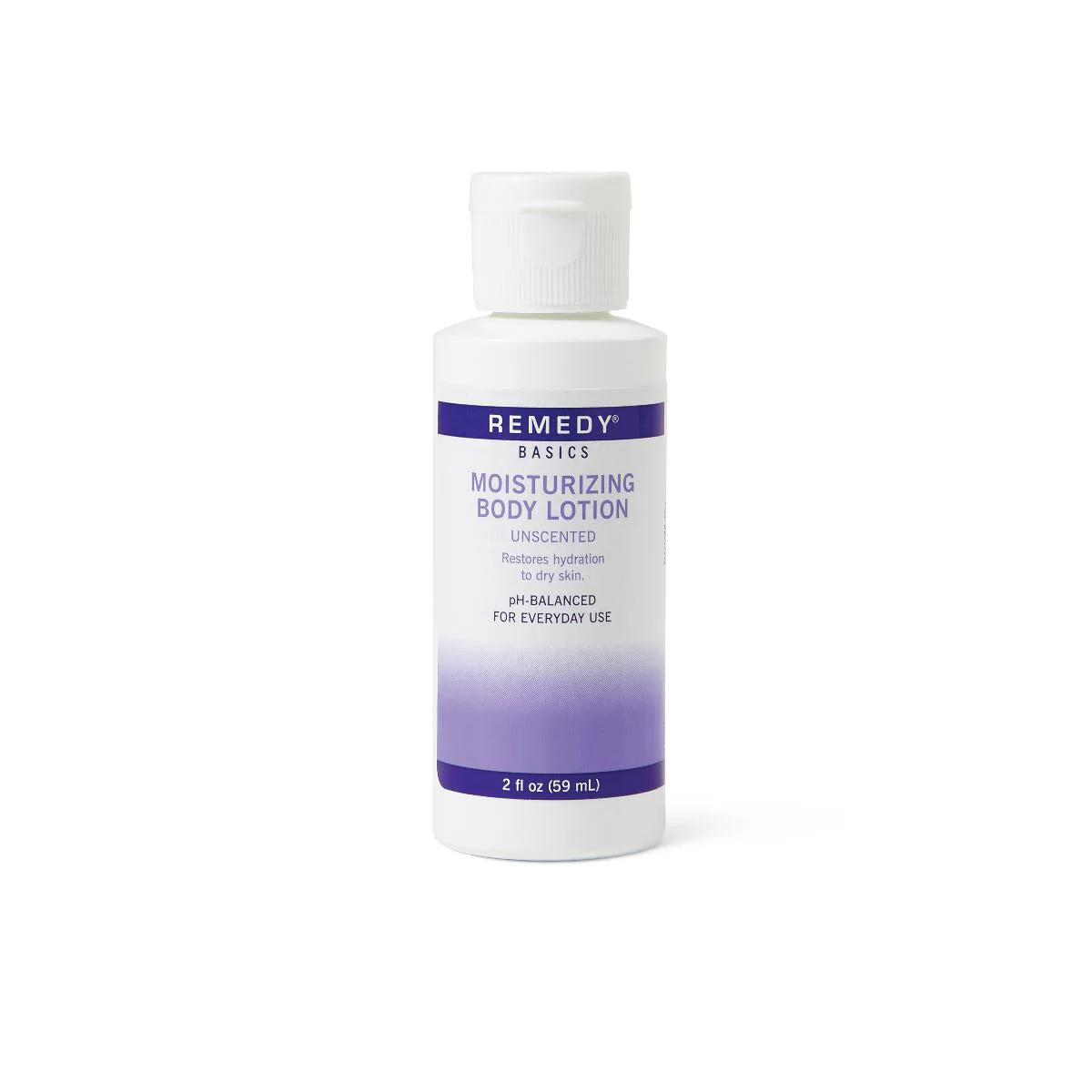 Medline Hand and Body Moisturizer Medline Remedy Essentials Moisturize 2 oz. Bottle Unscented Lotion CHG Compatible (MSC092MBL02 / CS)