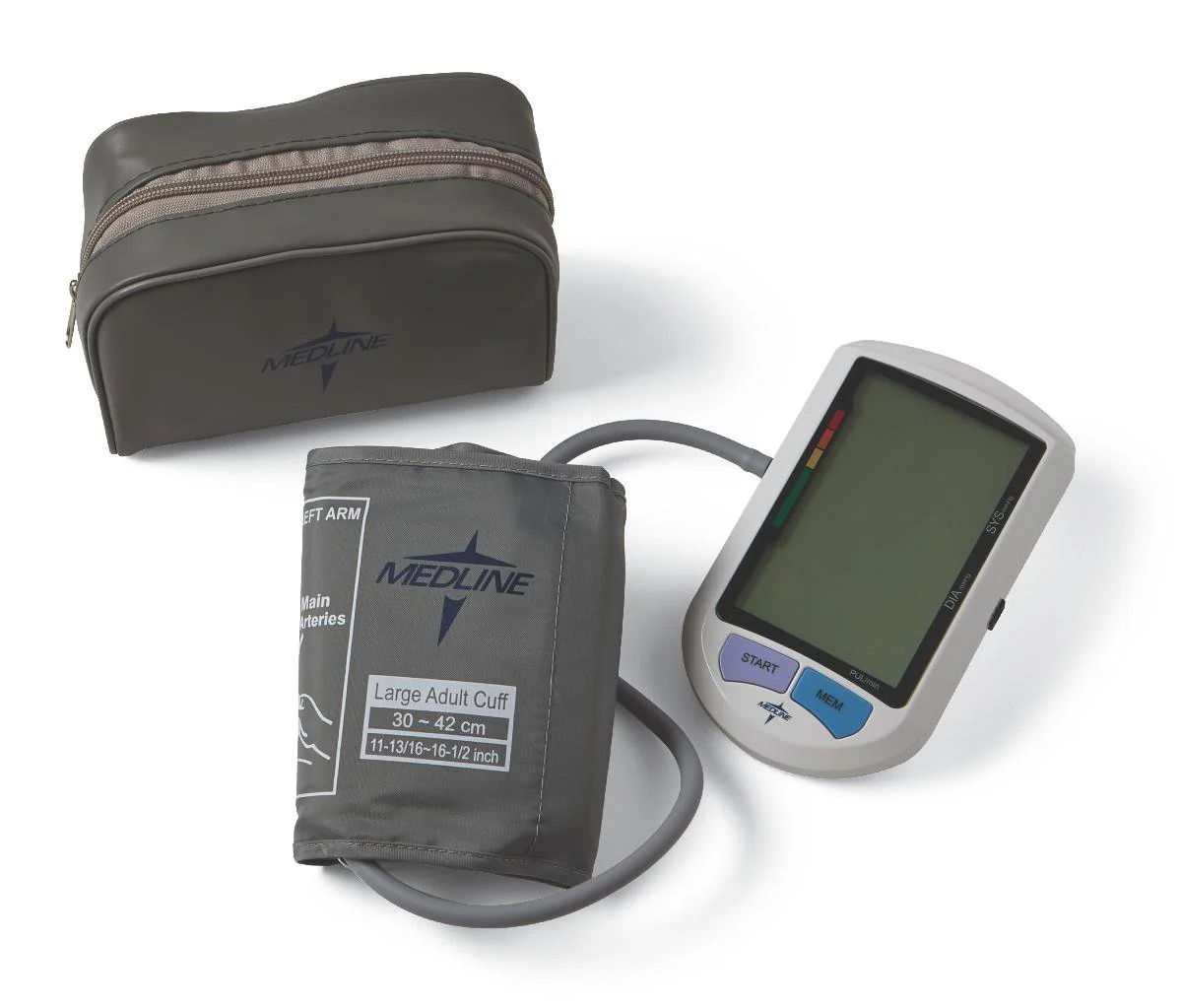 Medline Home Automatic Digital Blood Pressure Monitor Medline Adult Cuff Nylon Cuff 30 - 42 cm Desk Model (MDS3001 / EA)