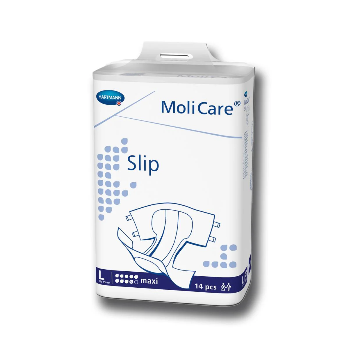 Medline Incontinence Brief MoliCare Slip Maxi Adult Large Unisex Disposable Heavy Absorbency (PHT165533 / CS)