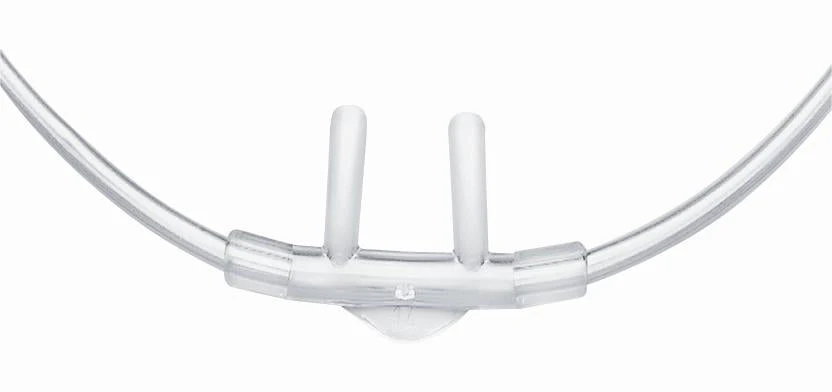 Medline Nasal Cannula Hudson RCI Adult Curved Prongs / Flared Prongs 7 Foot Tubing Low Flow Rate (HUD1104 / CS)