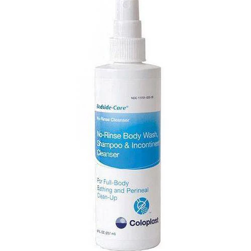 Medline Rinse-Free Shampoo and Body Wash Bedside-Care 4 oz. Pump Bottle Unscented (COI61760 / CS)