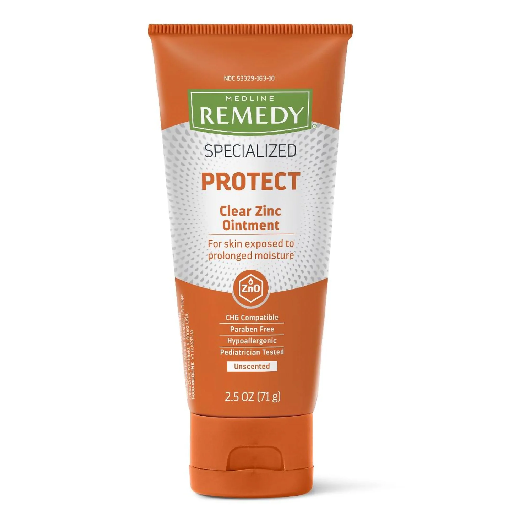 Medline Skin Protectant Medline Remedy Specialized Protect 2.5 oz. Tube Unscented Ointment CHG Compatible (MSC092502 / CS)