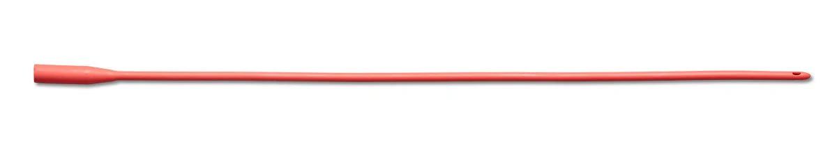 Medline Urethral Catheter Medline Round Tip Red Rubber 10 Fr. 16 Inch Length (DYND13510 / CS)