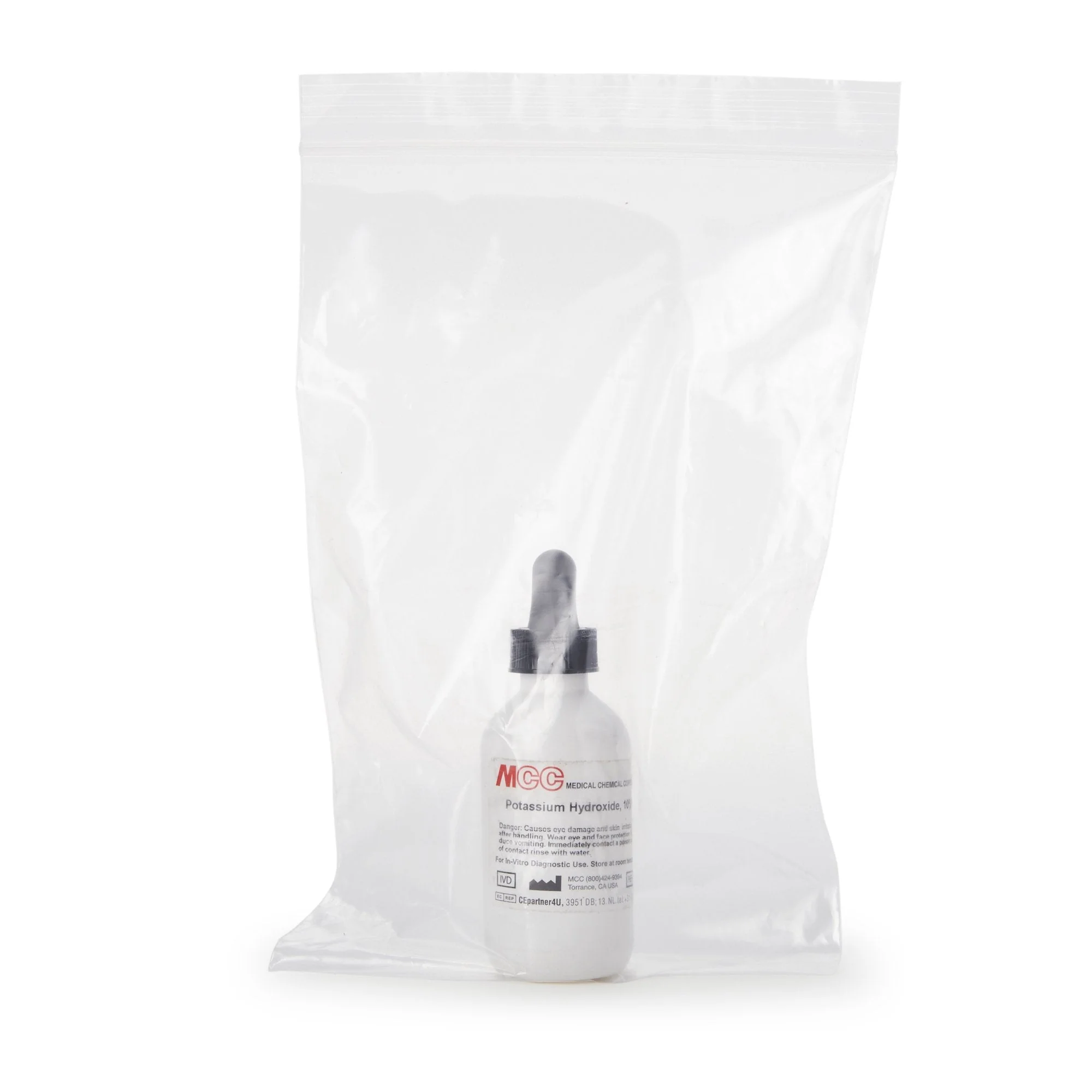 Medical Chemical Microbiology Reagent Potassium Hydroxide Inorganic Compound 10% 2 oz. - Image 2