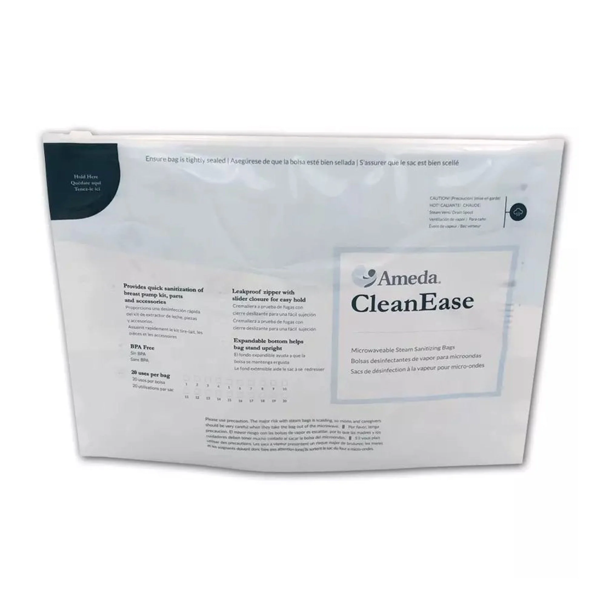 Ameda Inc Ameda CleanEase Microwaveable Steam Sanitizing Bags