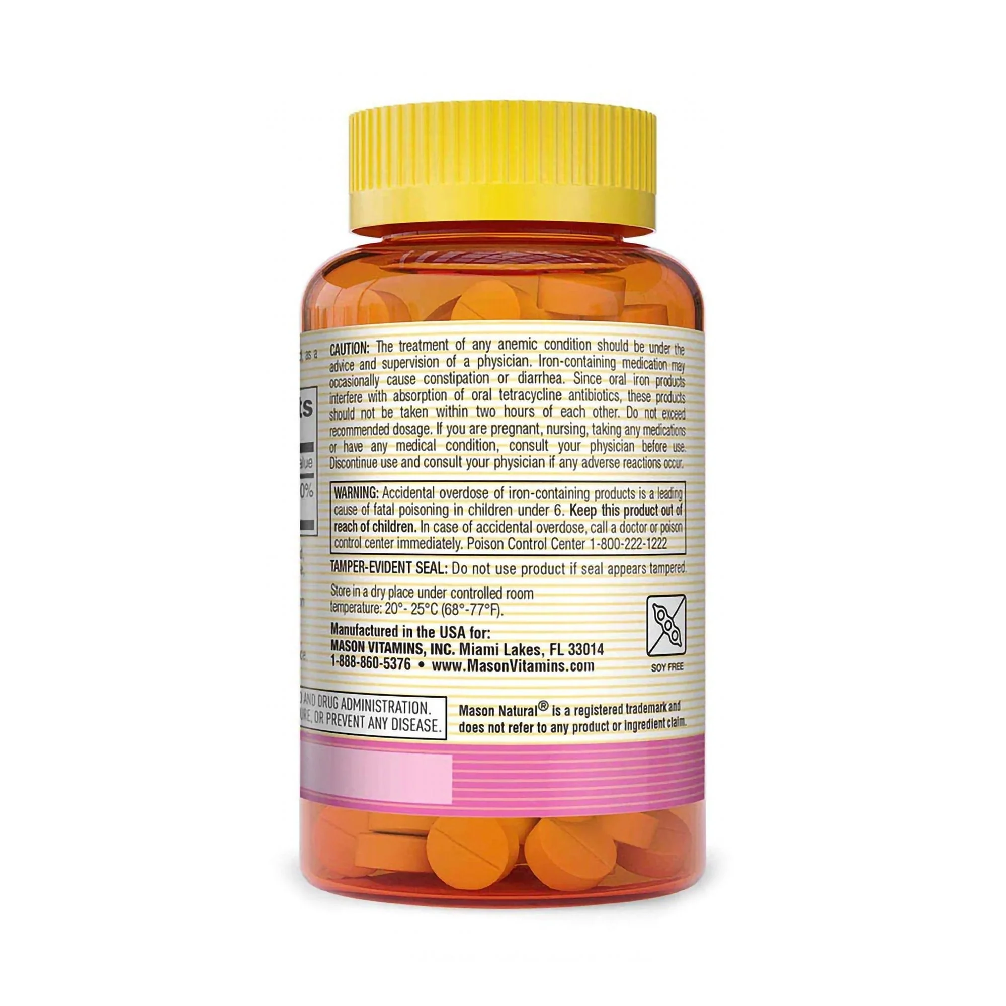 Mason Vitamins Mason Vitamins Iron Mineral Supplement - Image 3