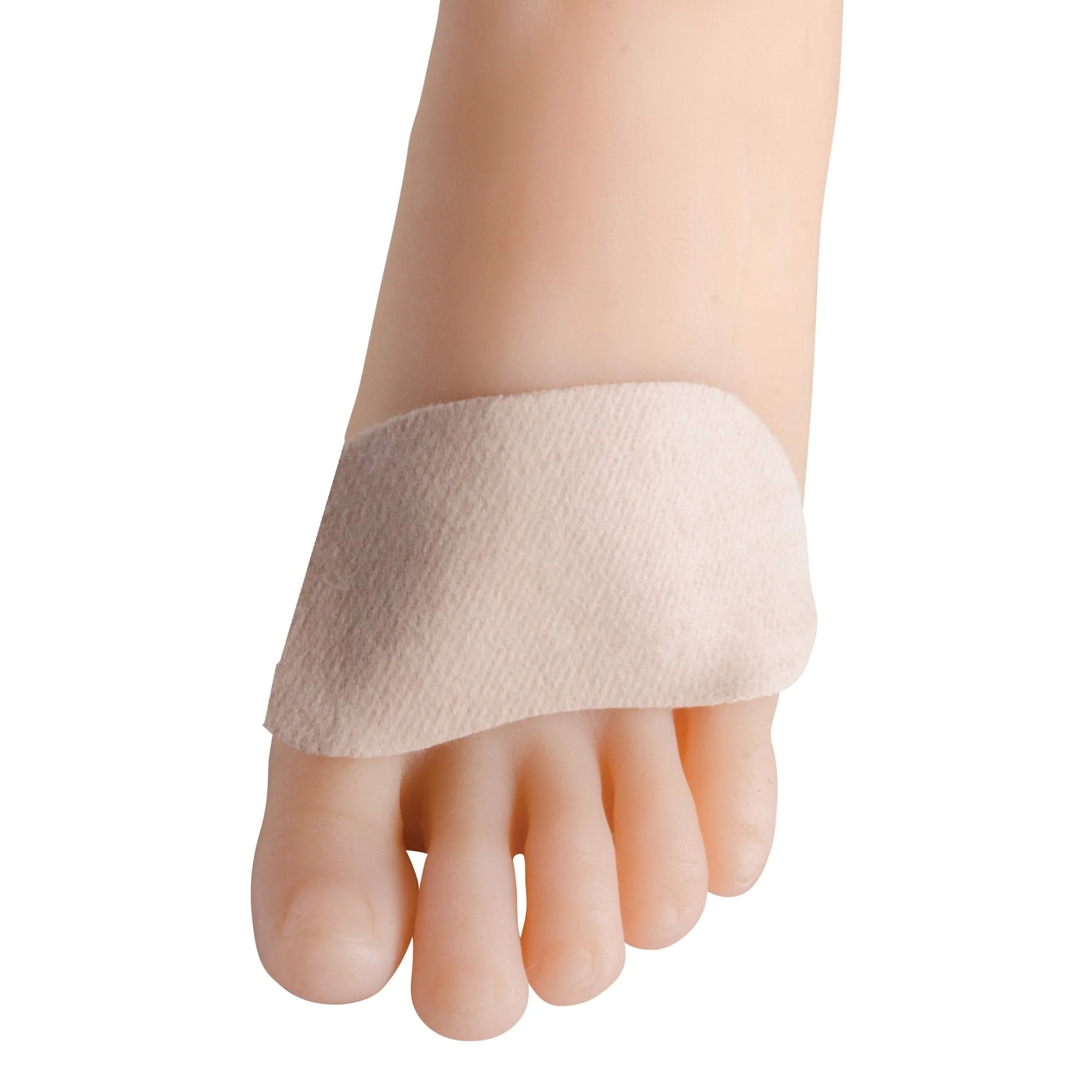 Mabis Healthcare Moleskin Stein's Adhesive Backing Foot (100/BX) - Image 2