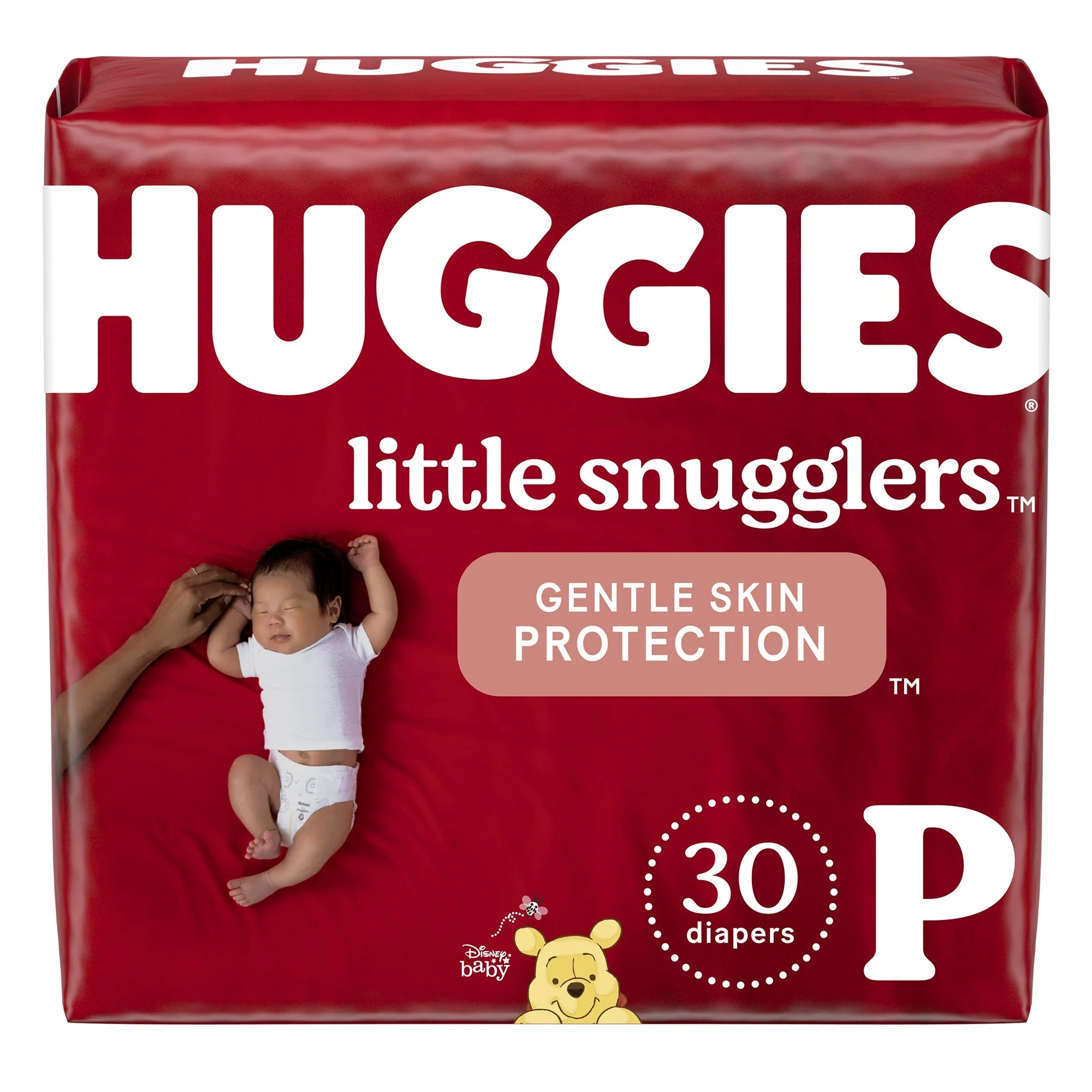 Kimberly Clark Huggies Little Snugglers Diaper, Preemie (180/CS)