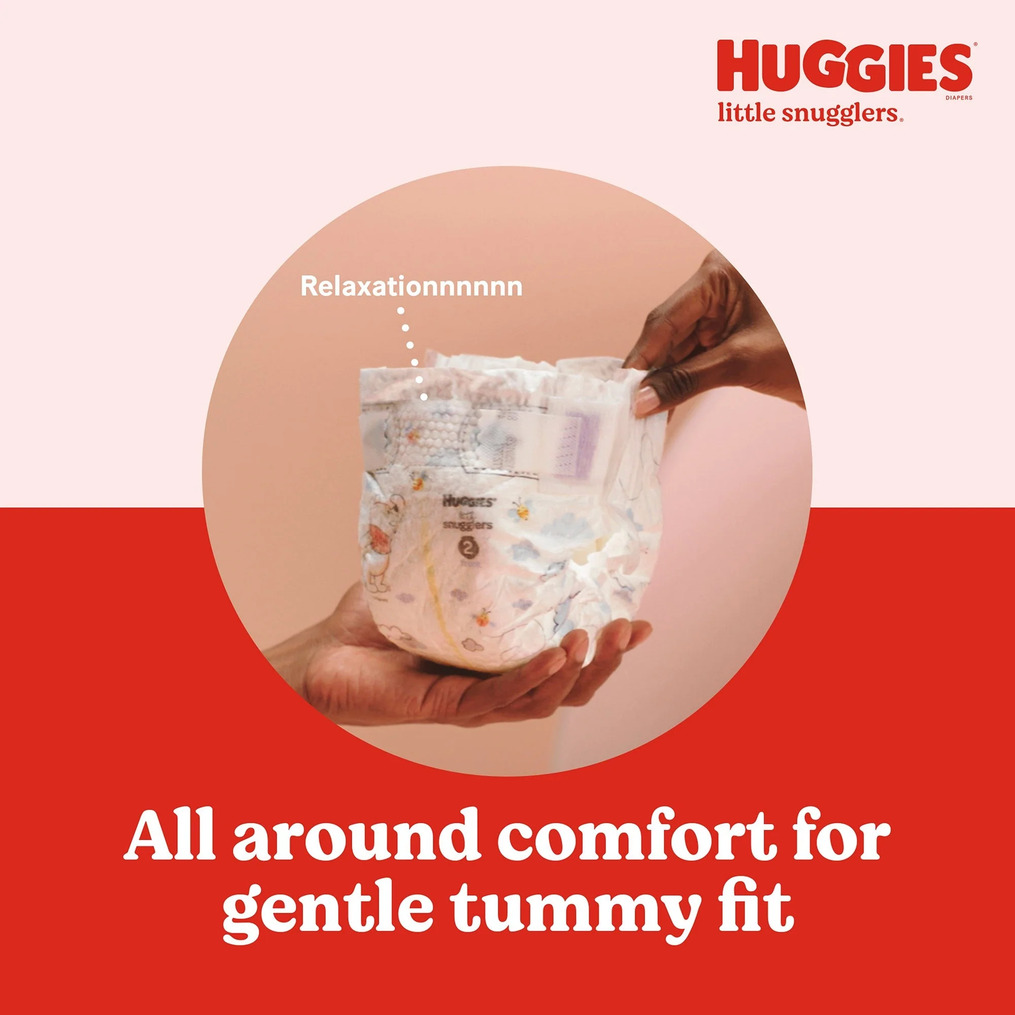 Kimberly Clark Huggies Little Snugglers Diaper, Preemie (180/CS) - Image 2