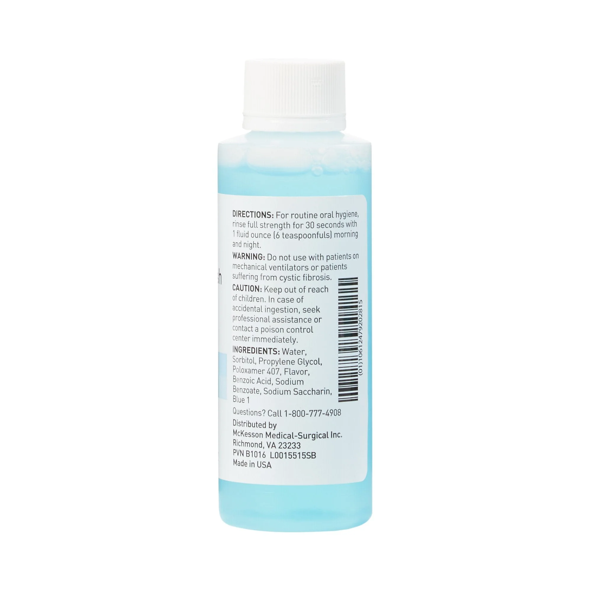 McKesson Brand McKesson Mouthwash, 4 oz Bottle (60/CS) - Image 2