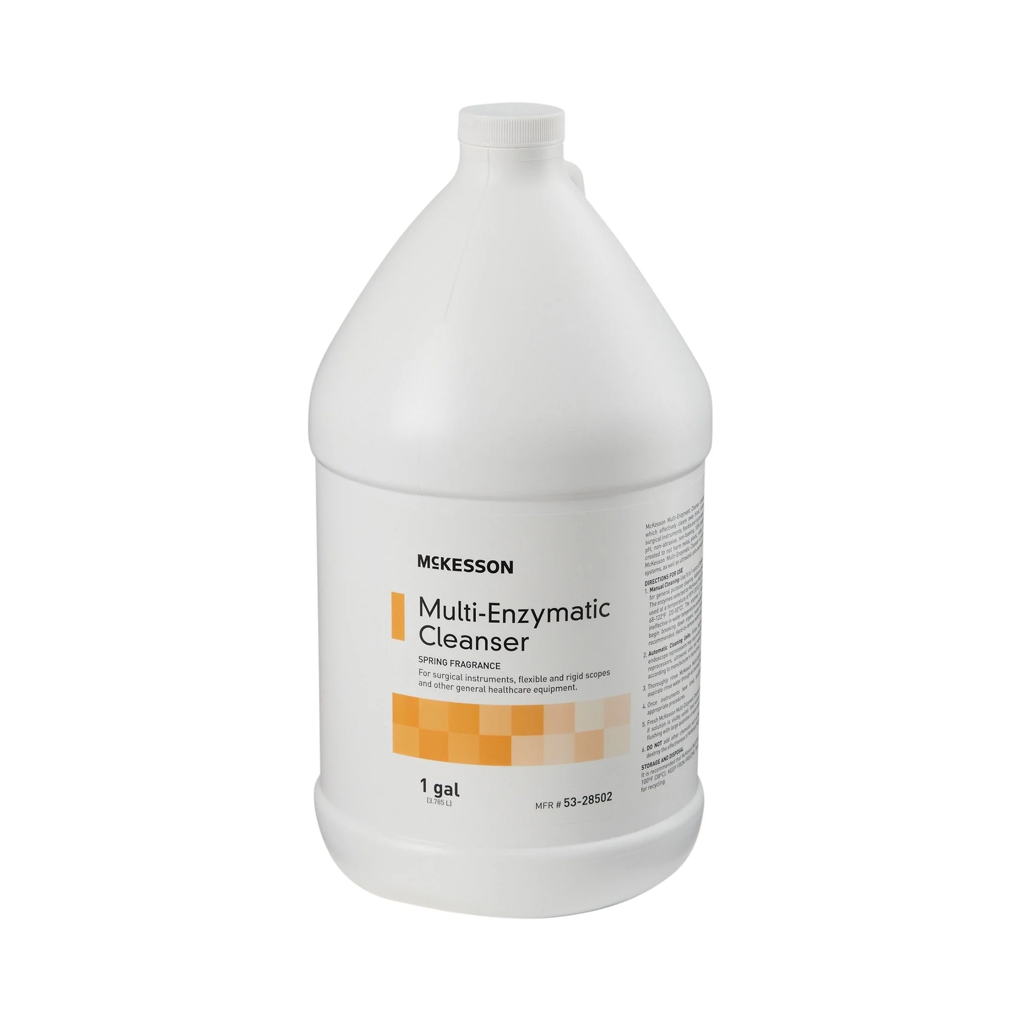 McKesson Brand McKesson Multi-Enzymatic Instrument Detergent, 1 gal Jug, Spring Fresh Scent (4/CS)