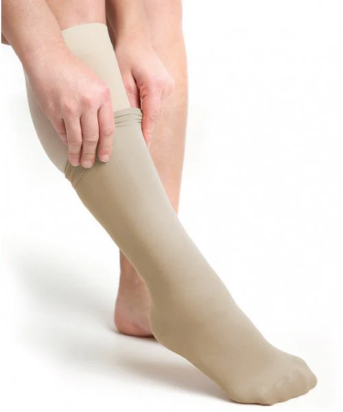 Multi-Layer Compression Sock Knee High Size E / Regular Beige