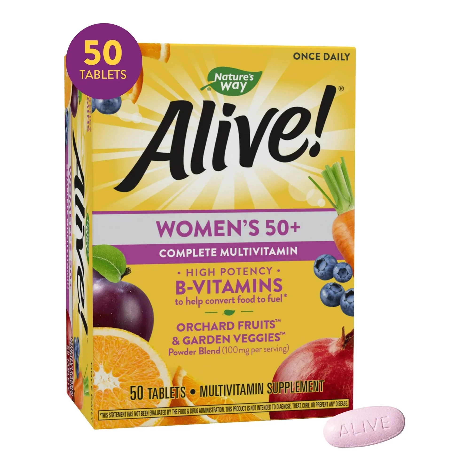 Nature's Way Brands LLC Nature's Way Alive! Women's 50+ Complete Multivitamin Tablets (50/BX)